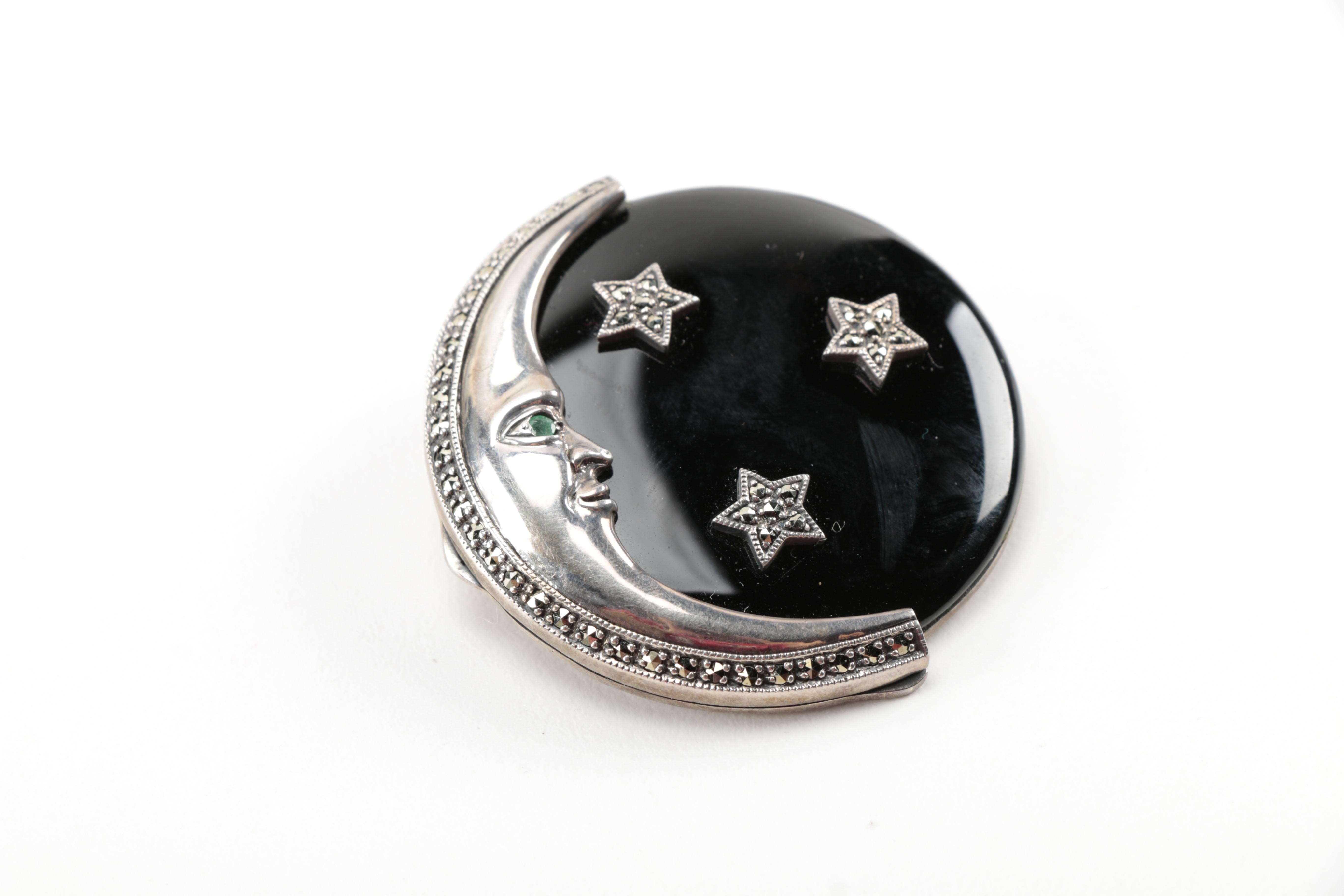 Sterling Silver Jewelry Including Judith Jack Earrings