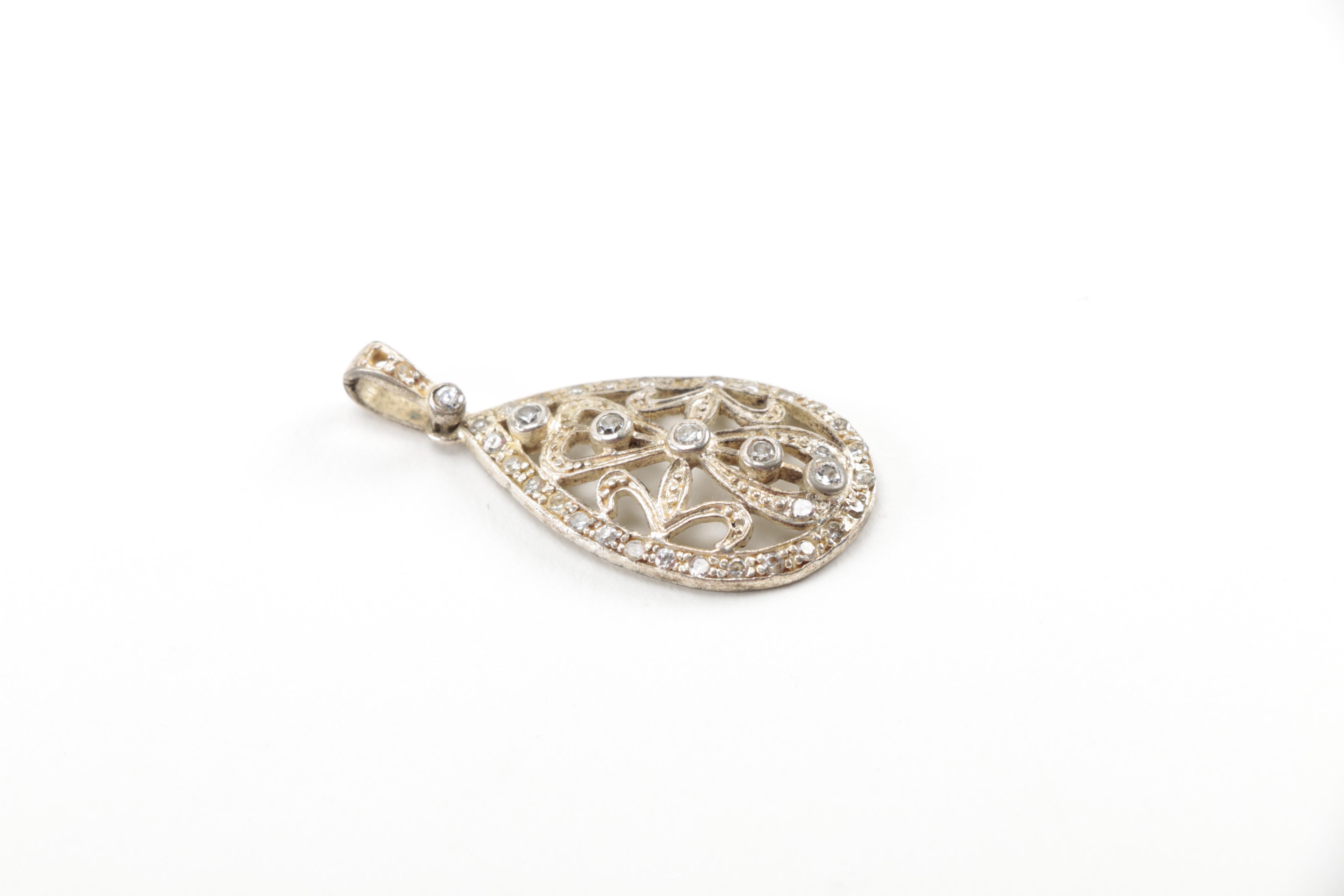 Sterling Silver Jewelry Including Judith Jack Earrings