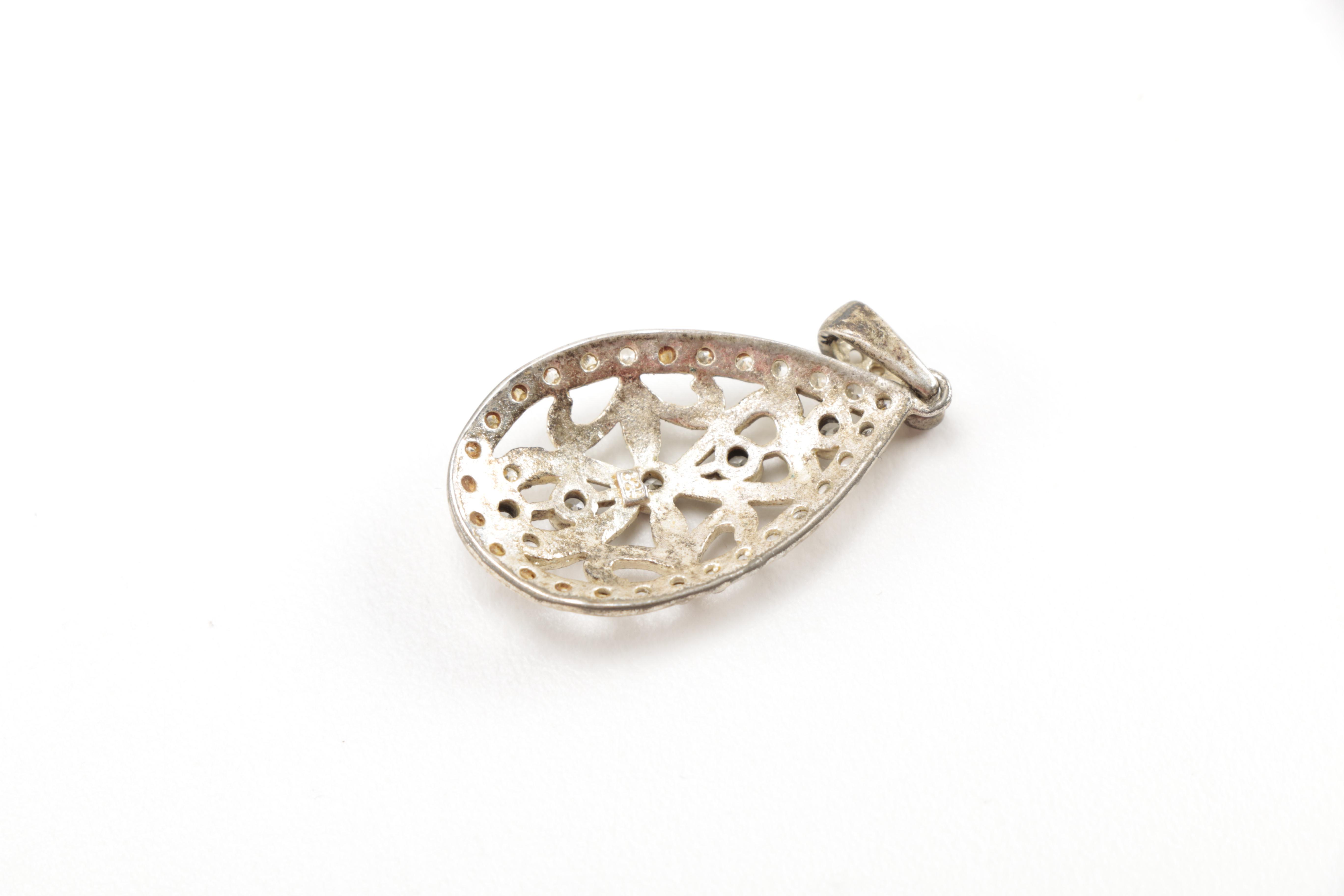 Sterling Silver Jewelry Including Judith Jack Earrings