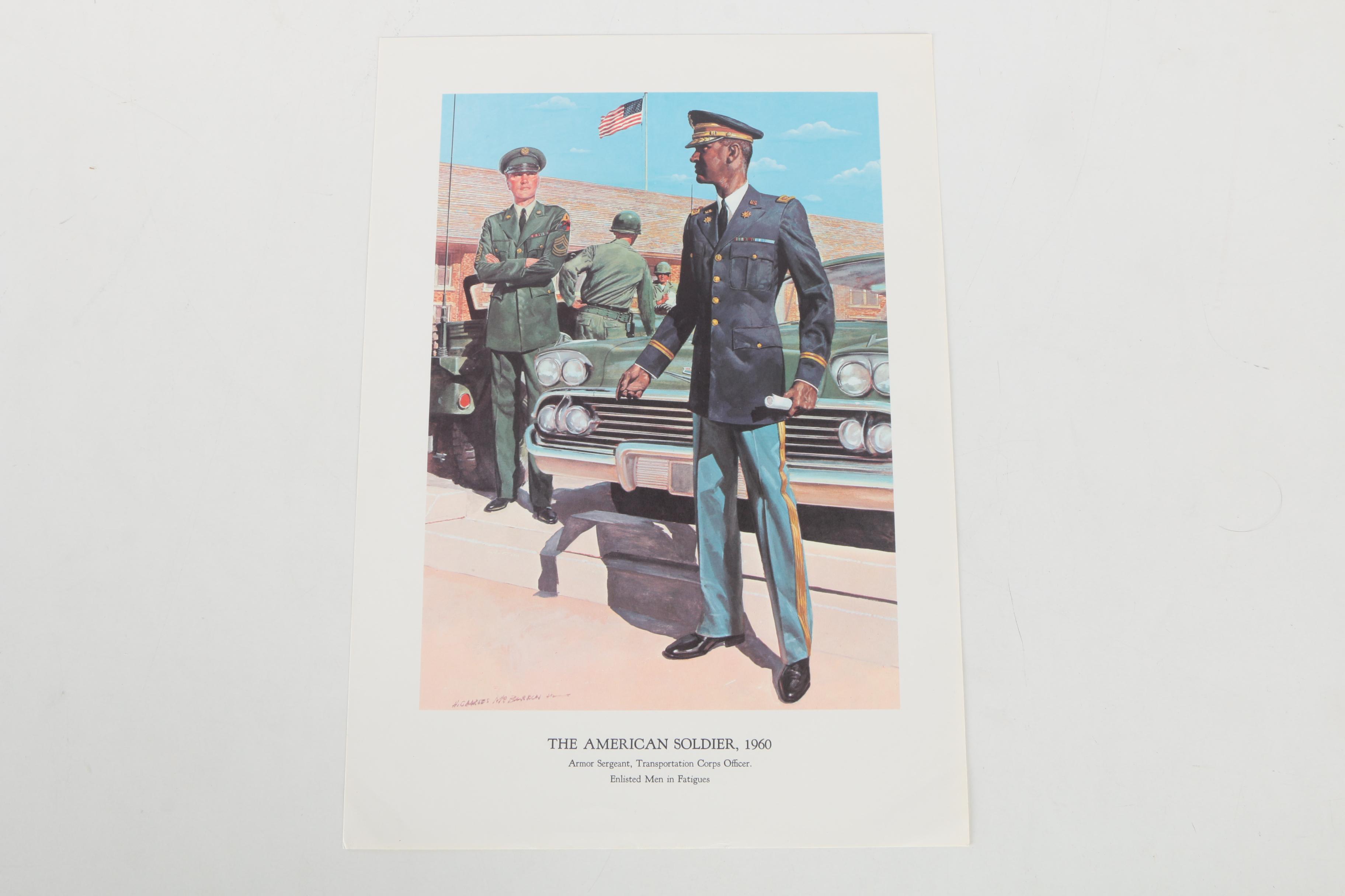 Collection of Vintage Prints From "The American Soldier" Series Issued by the U.S. Army