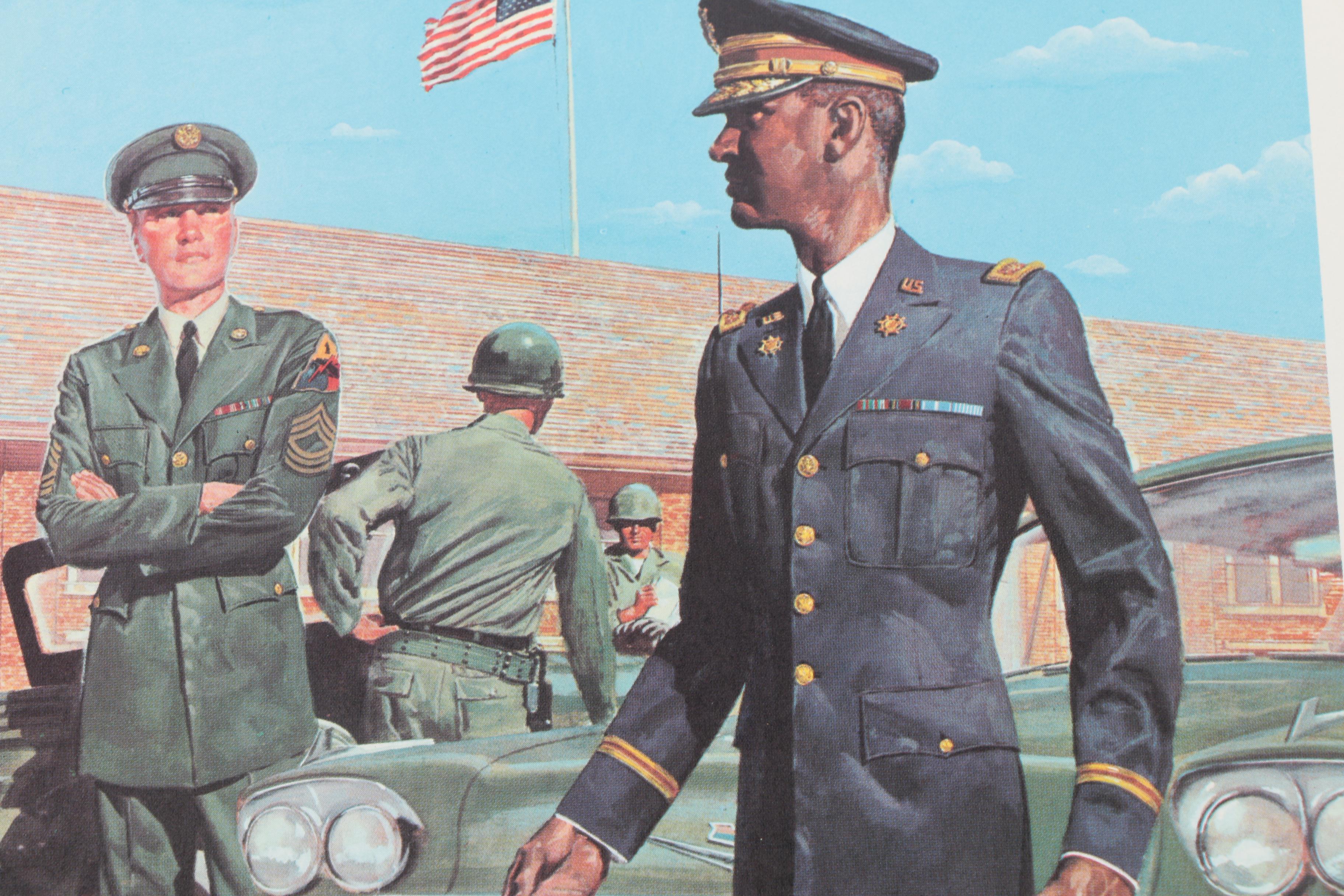 Collection of Vintage Prints From "The American Soldier" Series Issued by the U.S. Army