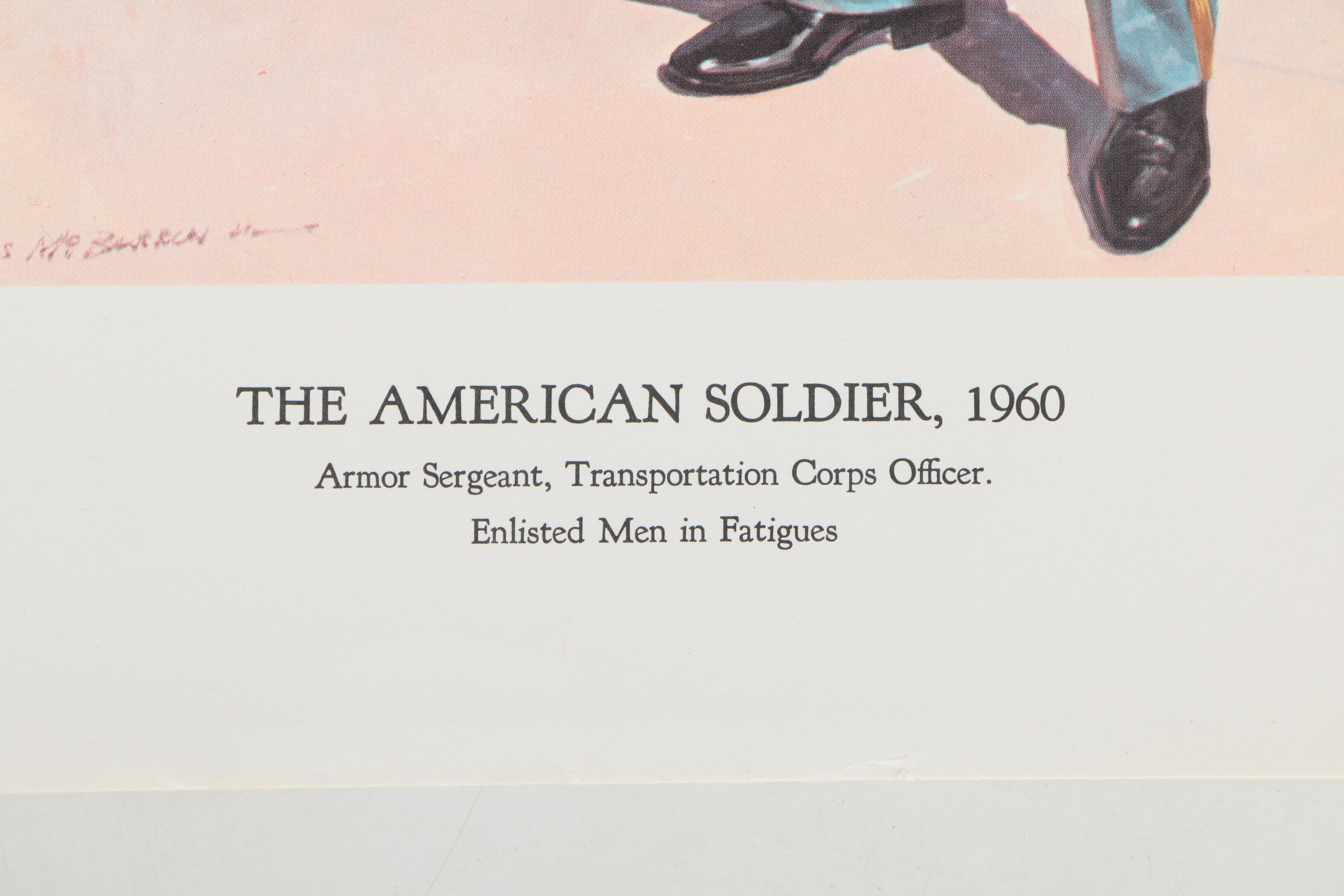 Collection of Vintage Prints From "The American Soldier" Series Issued by the U.S. Army