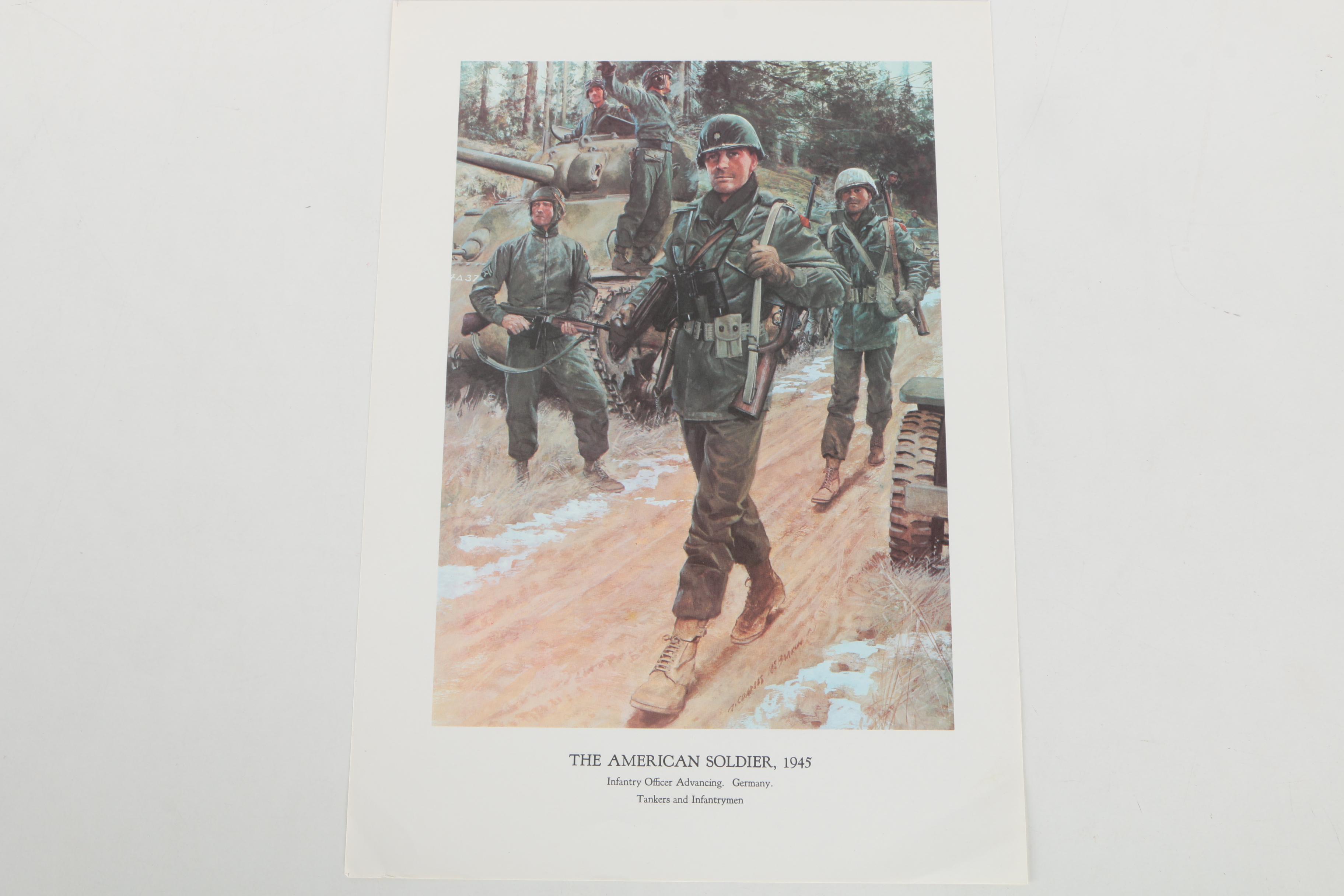 Collection of Vintage Prints From "The American Soldier" Series Issued by the U.S. Army