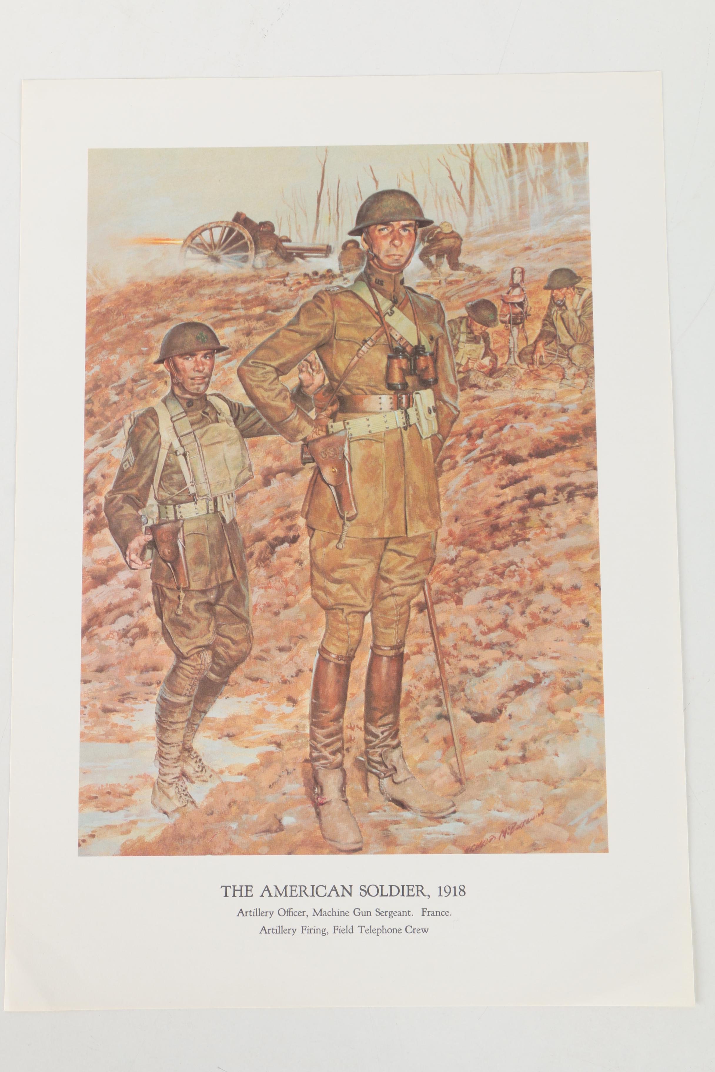 Collection of Vintage Prints From "The American Soldier" Series Issued by the U.S. Army