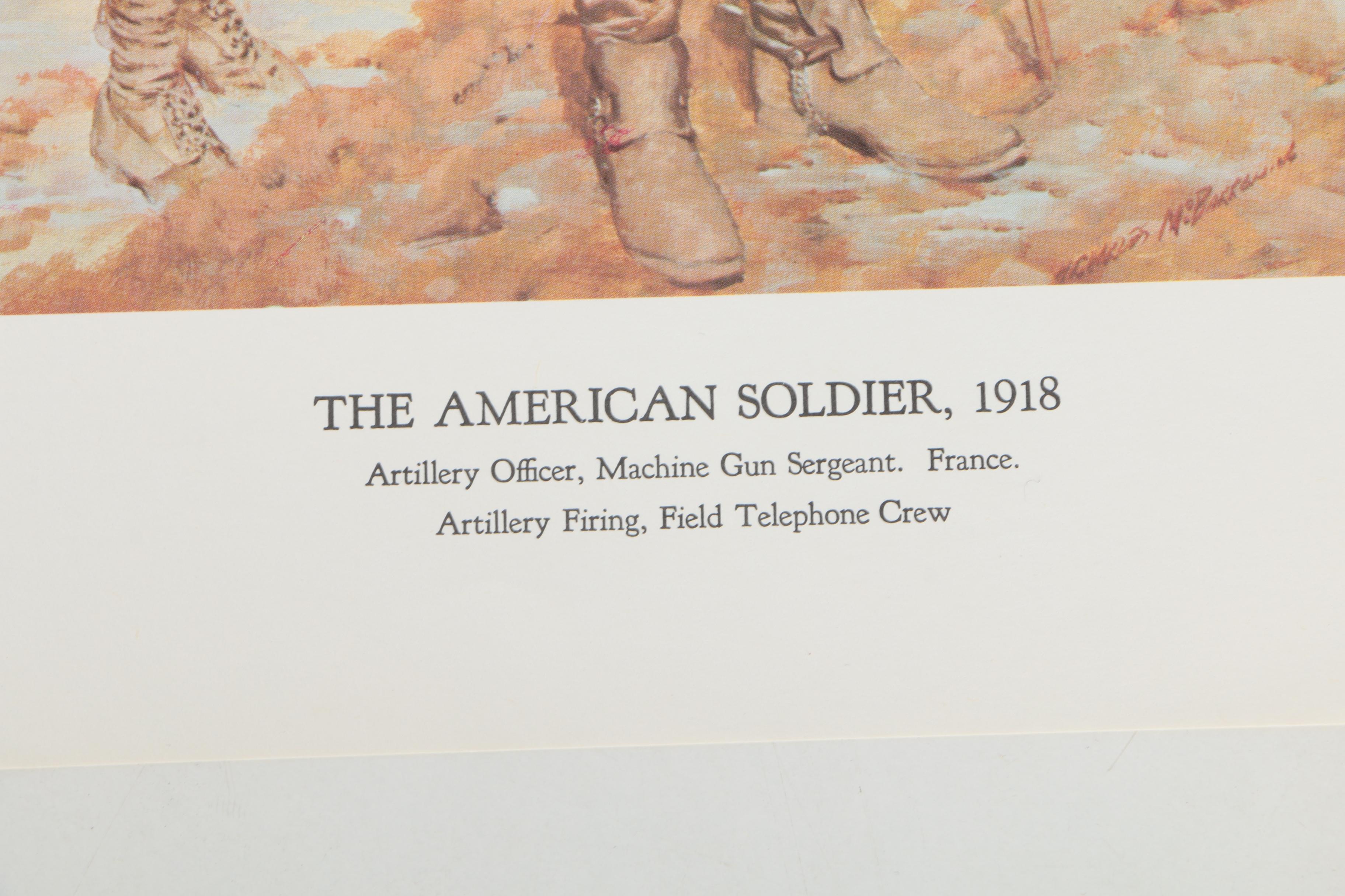 Collection of Vintage Prints From "The American Soldier" Series Issued by the U.S. Army