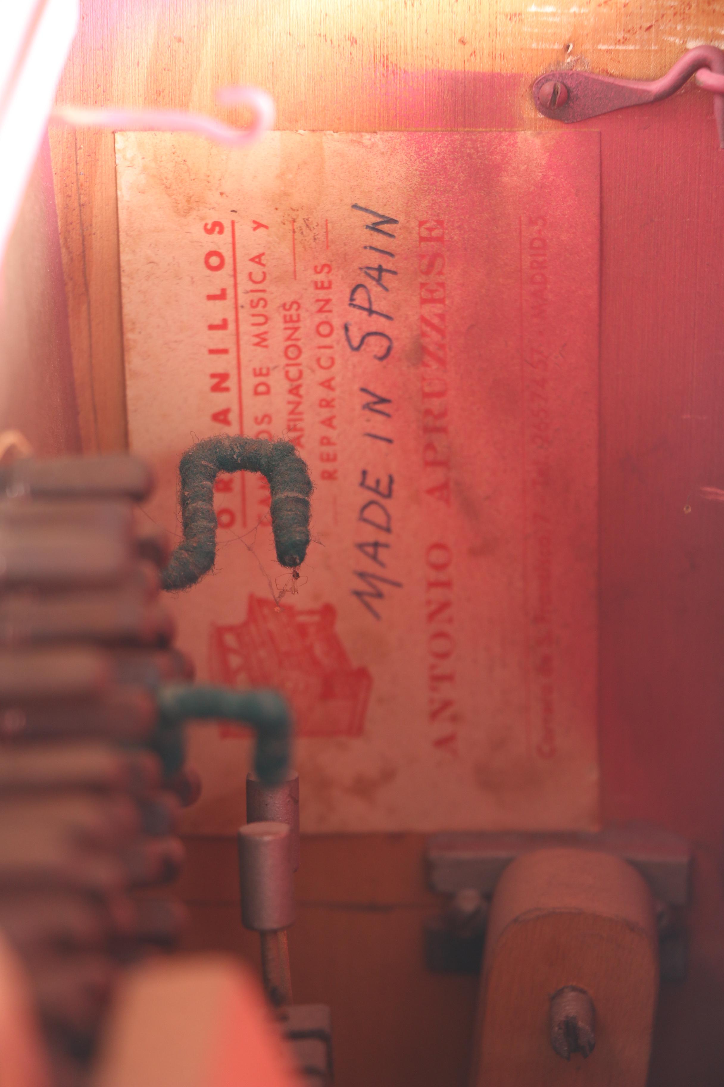 Spanish Enrique Salva Mane Barrel or Roller Piano