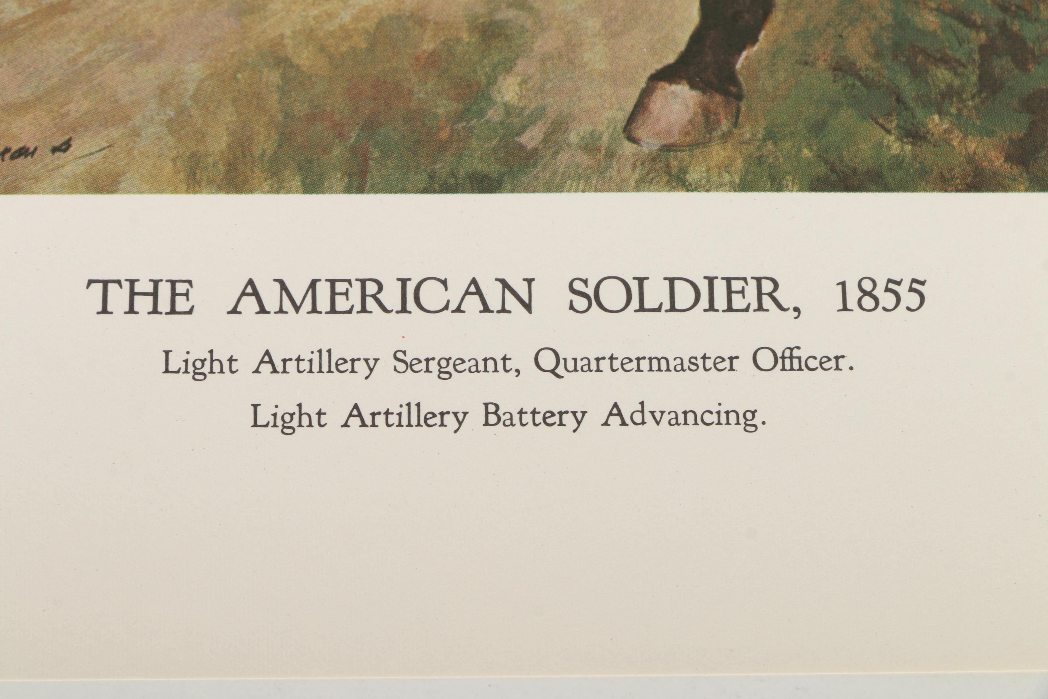 Collection of Vintage Prints From "The American Soldier" Series Issued by the U.S. Army