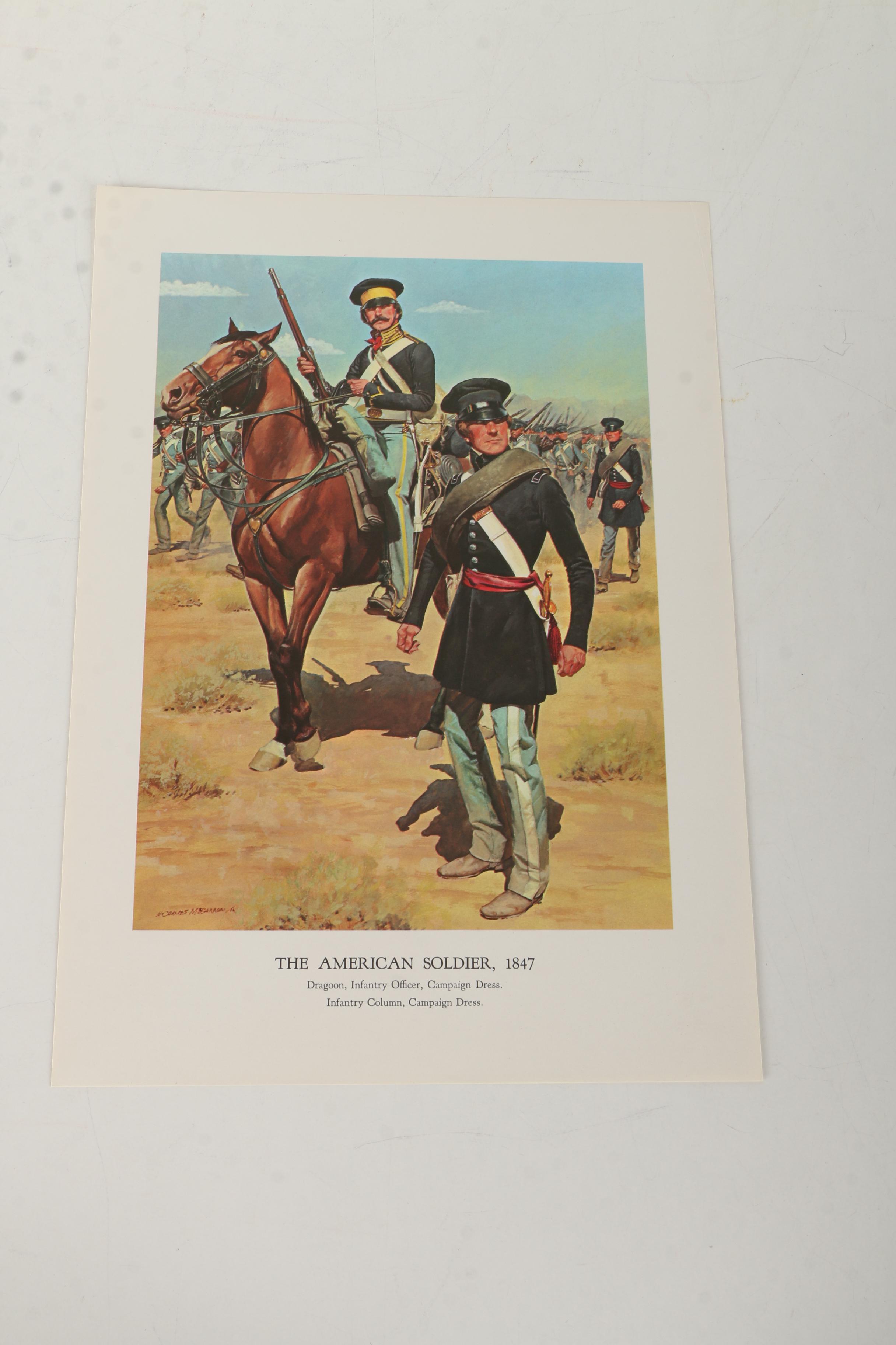 Collection of Vintage Prints From "The American Soldier" Series Issued by the U.S. Army