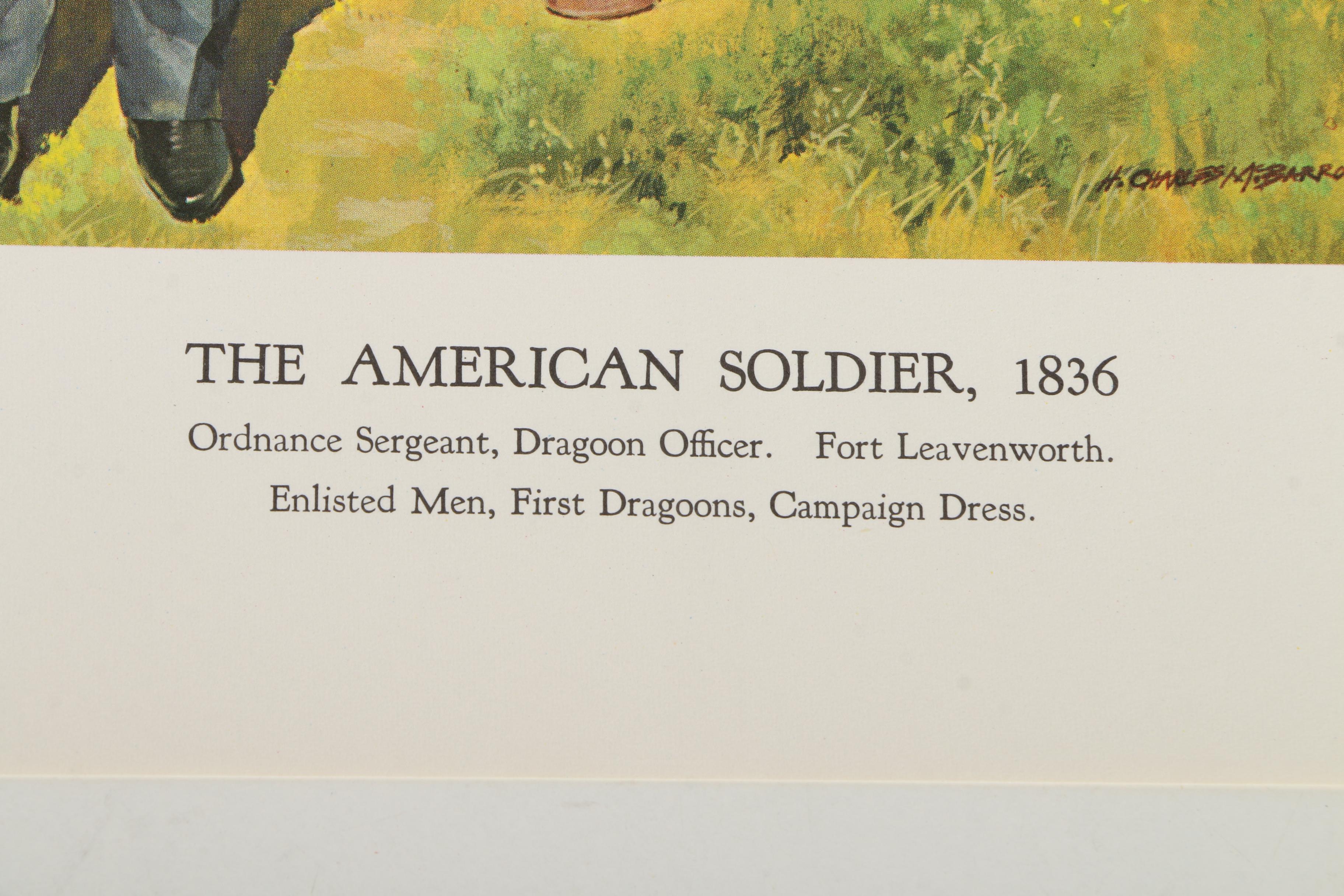 Collection of Vintage Prints From "The American Soldier" Series Issued by the U.S. Army