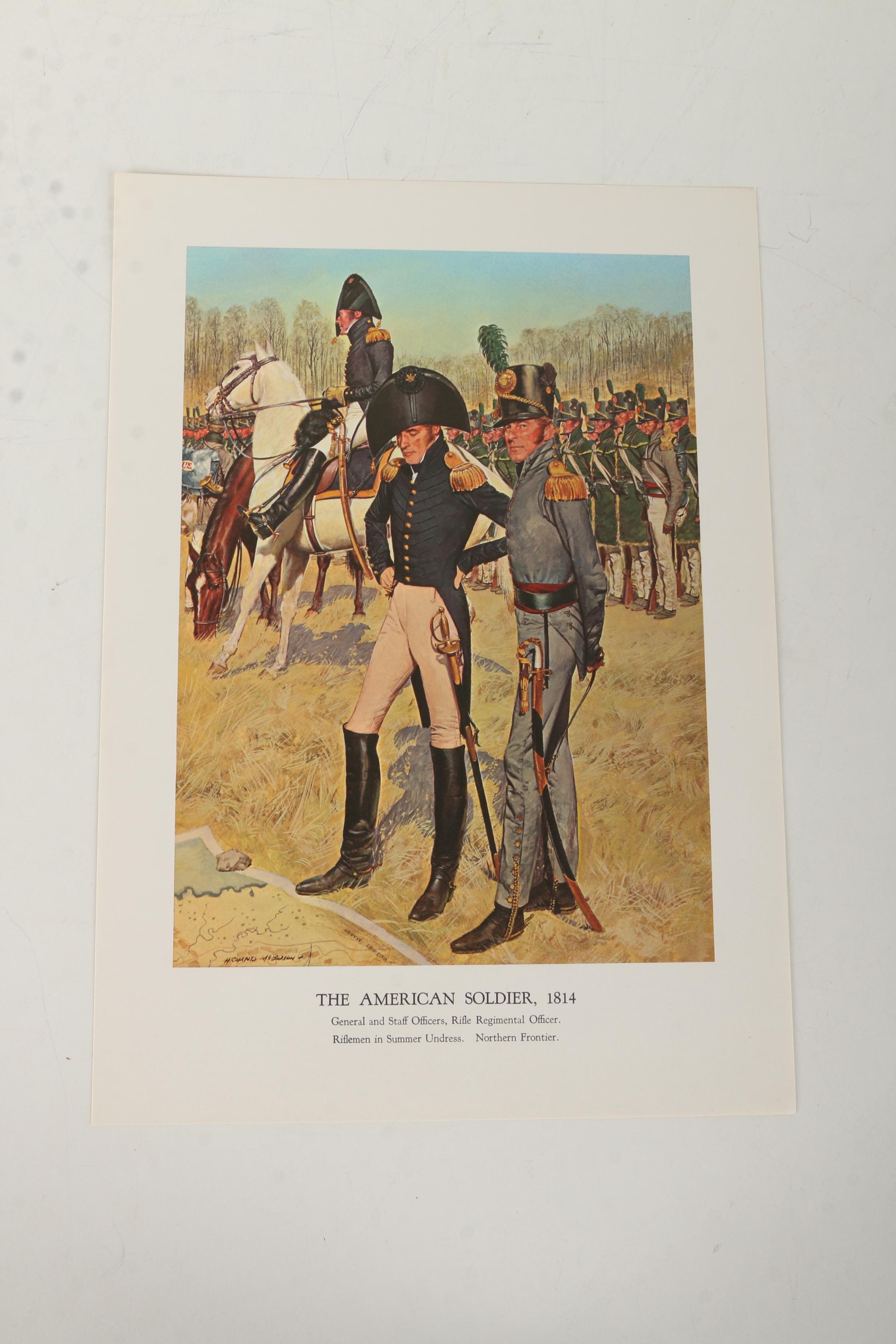 Collection of Vintage Prints From "The American Soldier" Series Issued by the U.S. Army