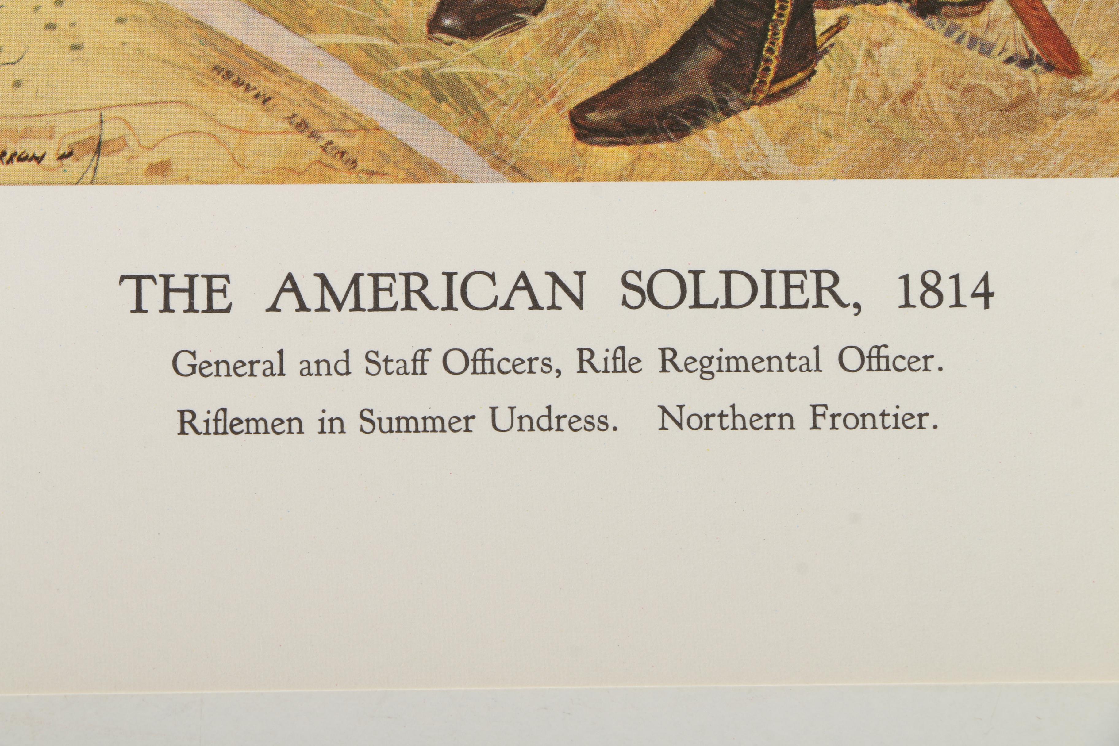 Collection of Vintage Prints From "The American Soldier" Series Issued by the U.S. Army