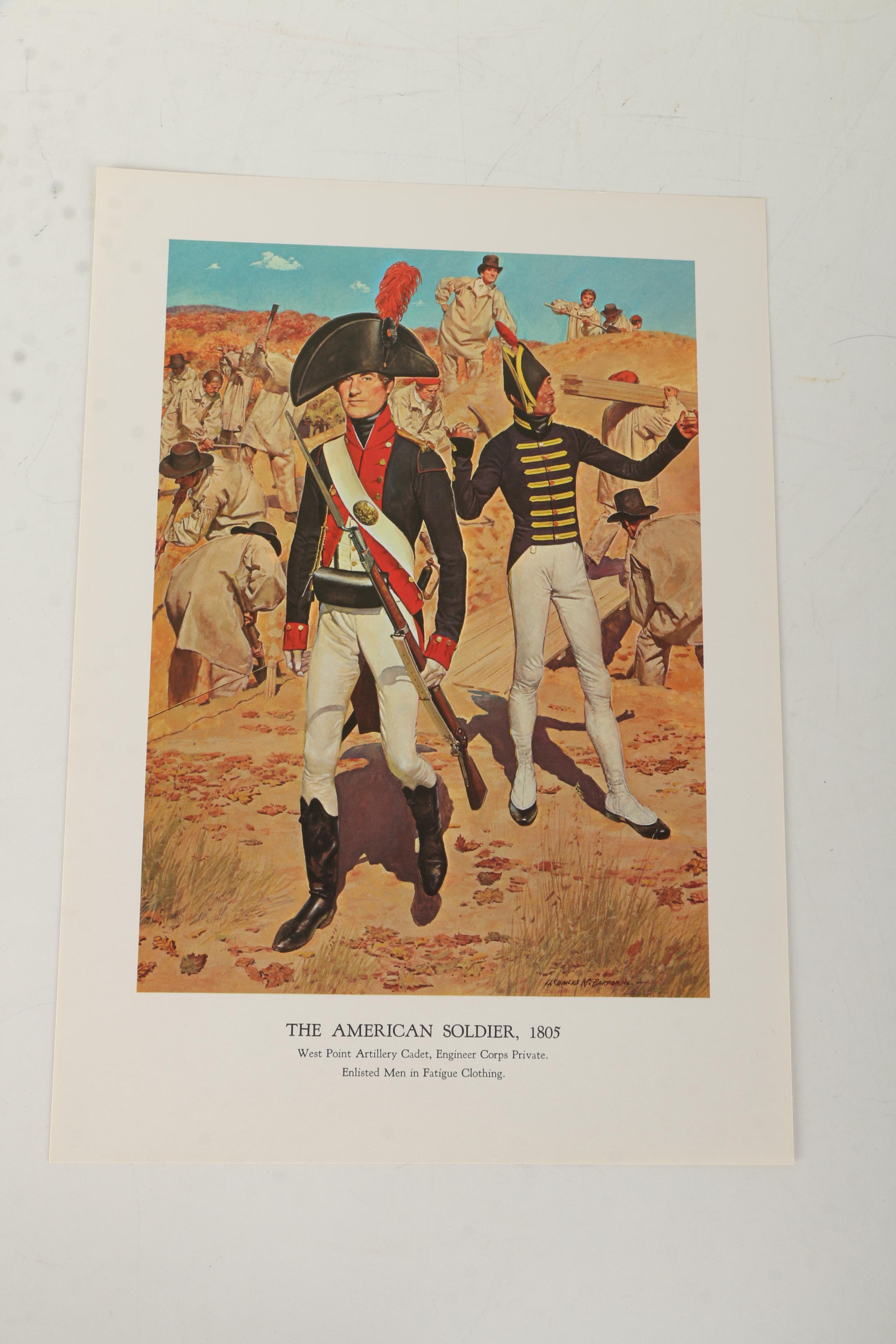 Collection of Vintage Prints From "The American Soldier" Series Issued by the U.S. Army