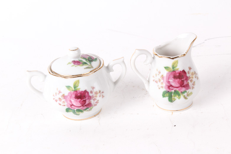 Collection of Assorted Vintage Porcelain Serveware including Noritake and T. Limoge