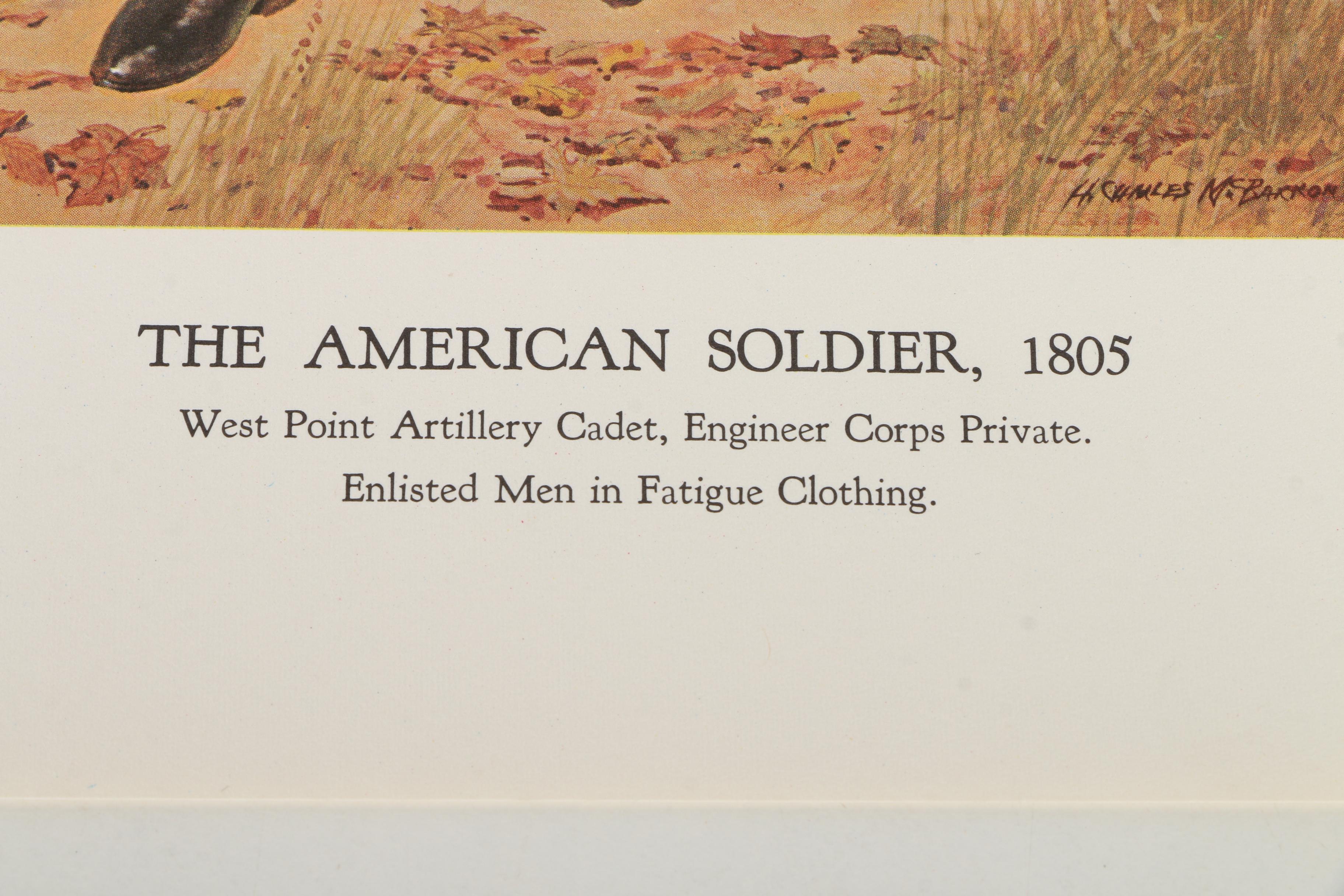 Collection of Vintage Prints From "The American Soldier" Series Issued by the U.S. Army