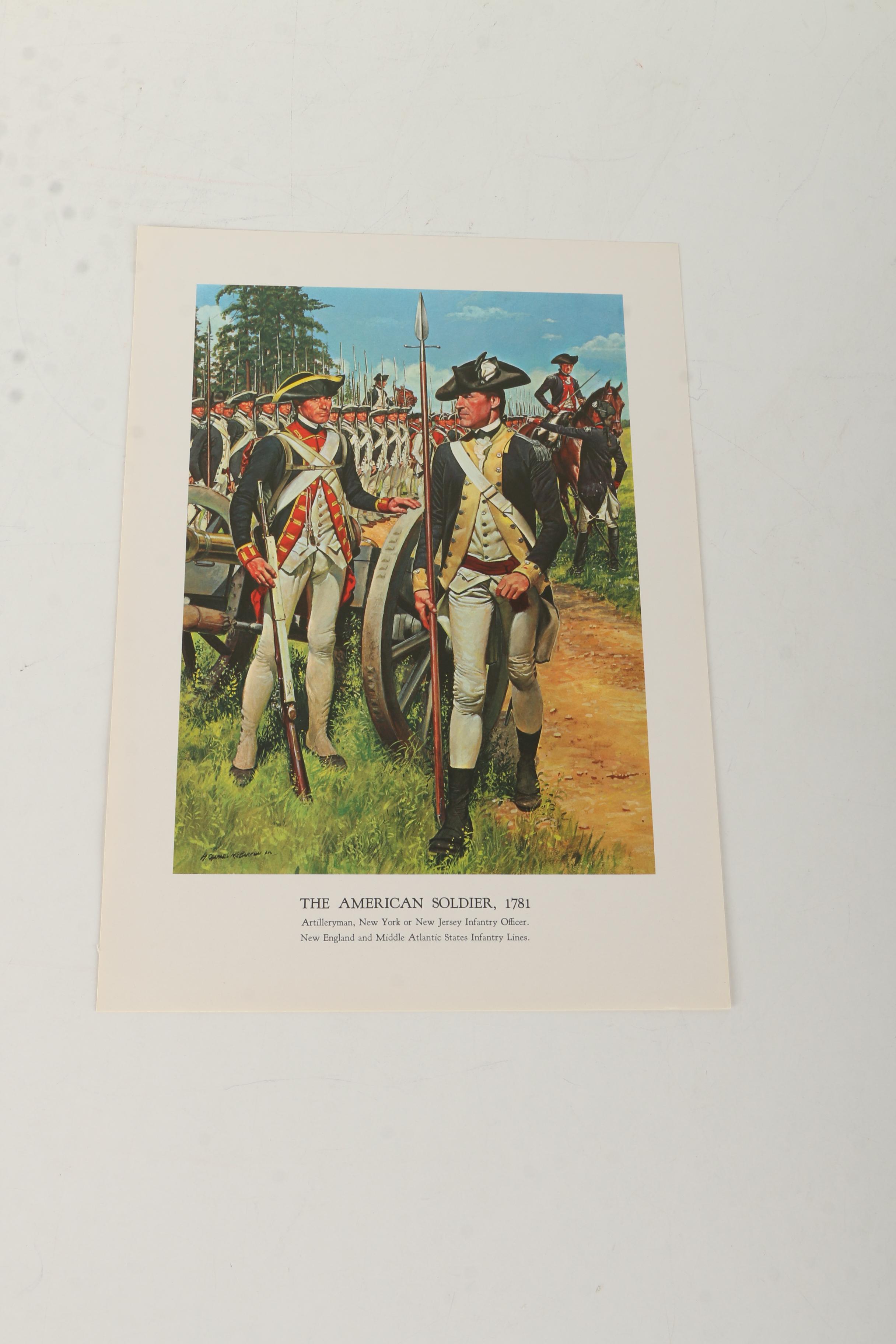Collection of Vintage Prints From "The American Soldier" Series Issued by the U.S. Army
