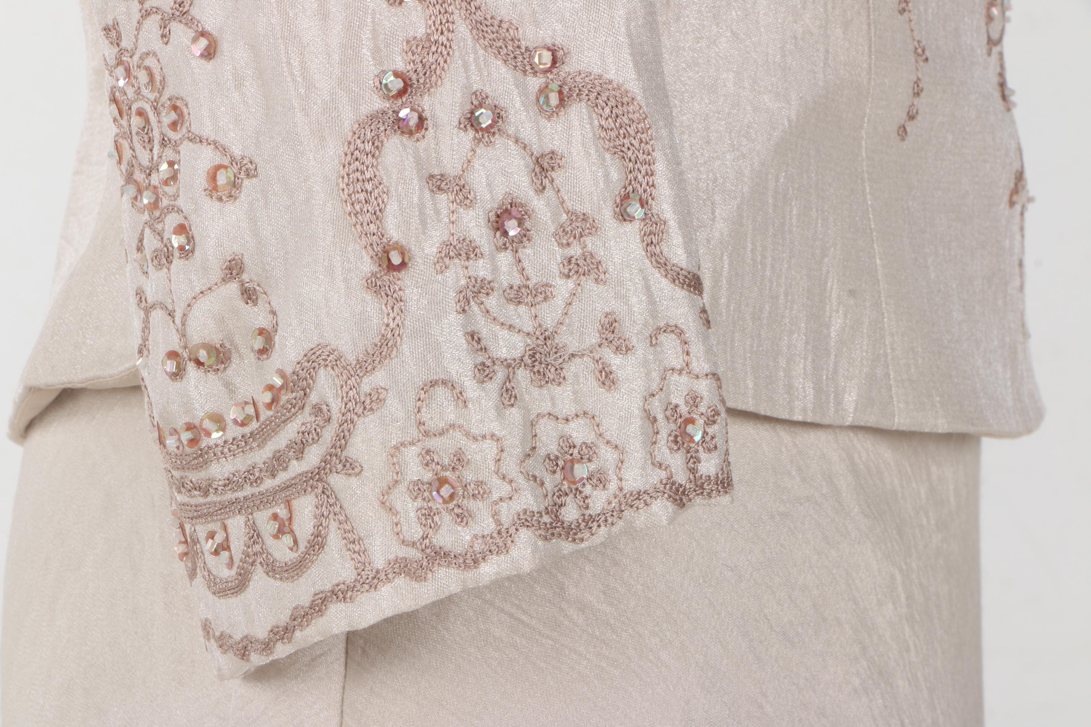 KM Collections by Milla Bell Formal Dress and Matching Shrug