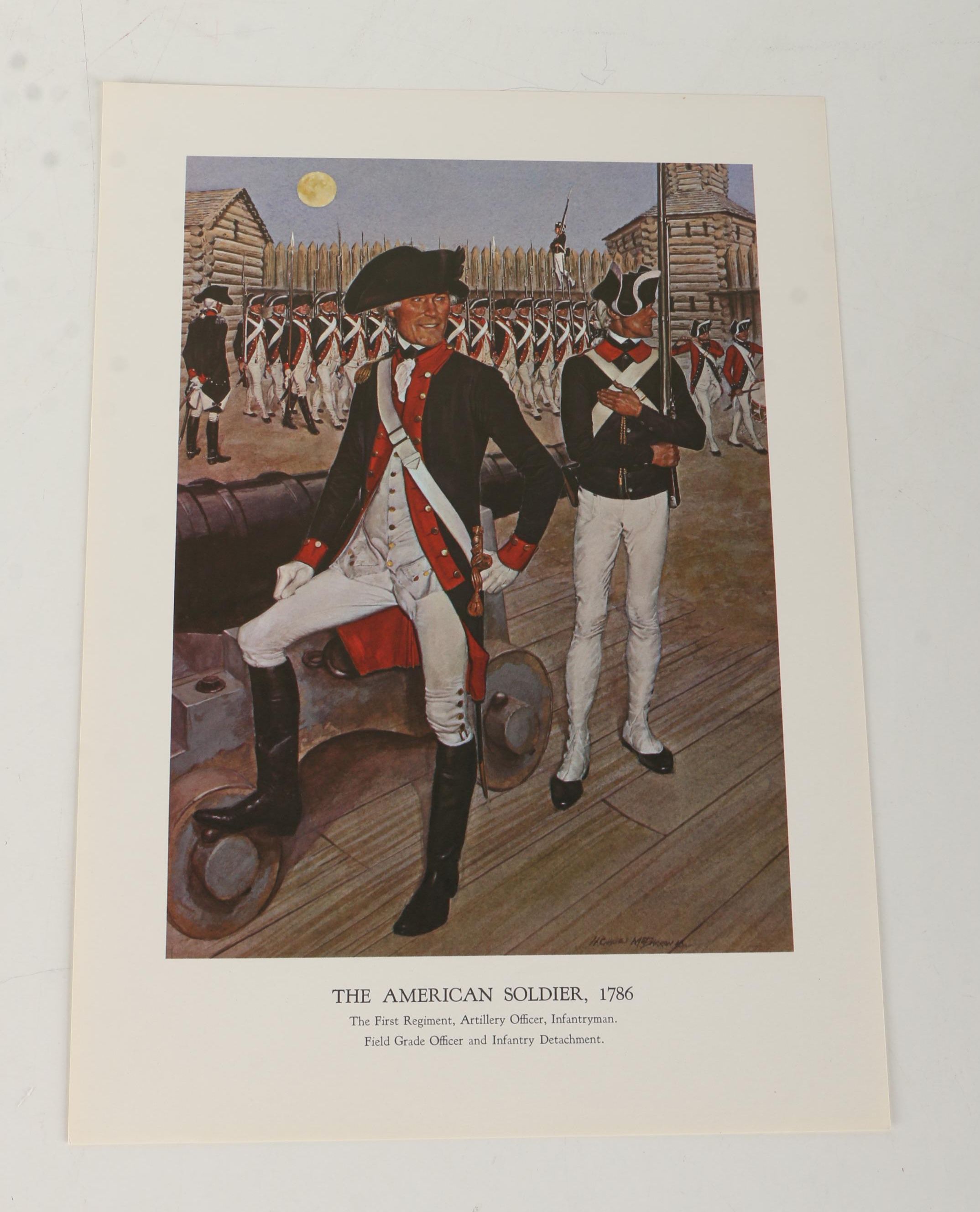 Collection of Vintage Prints From "The American Soldier" Series Issued by the U.S. Army