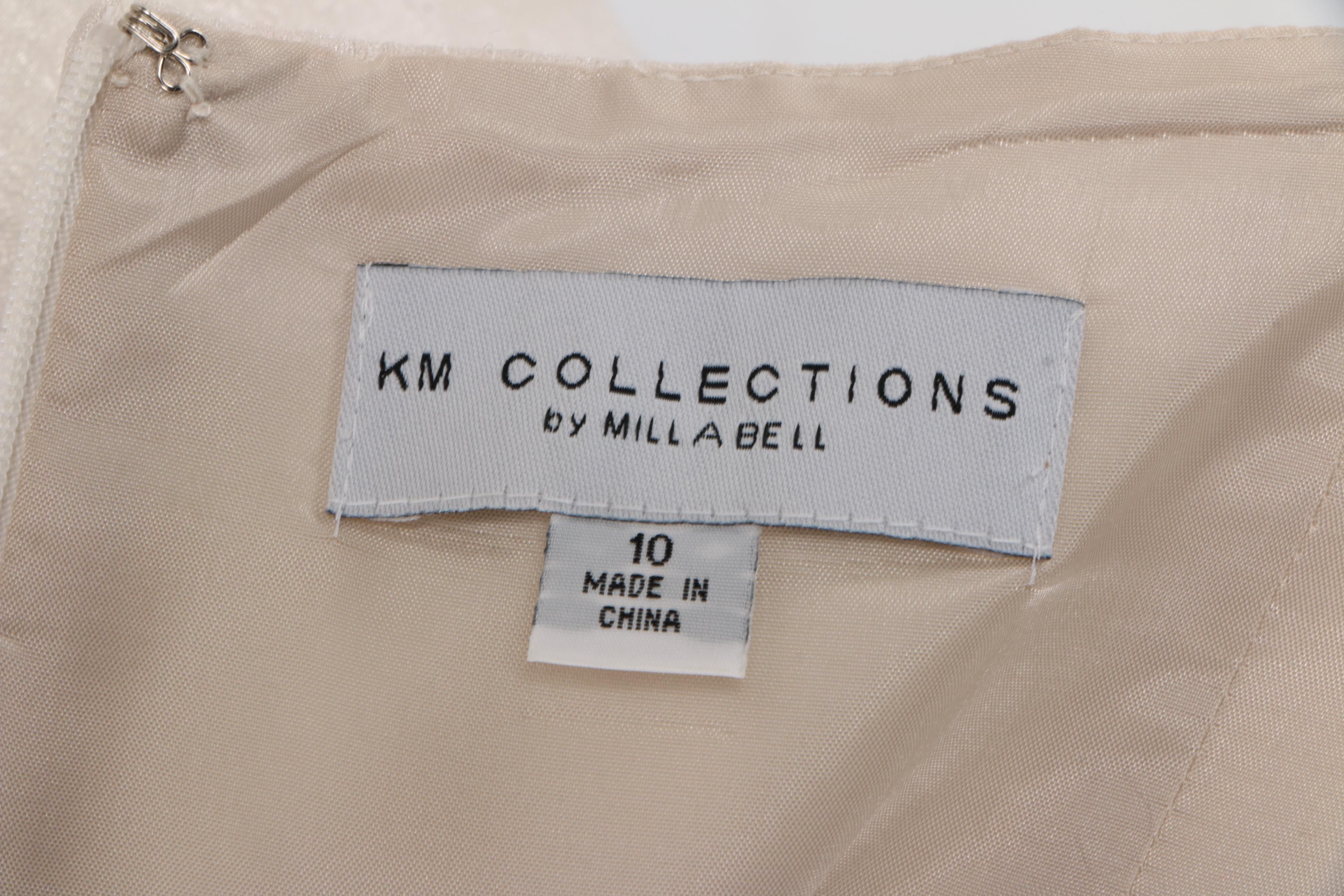 KM Collections by Milla Bell Formal Dress and Matching Shrug