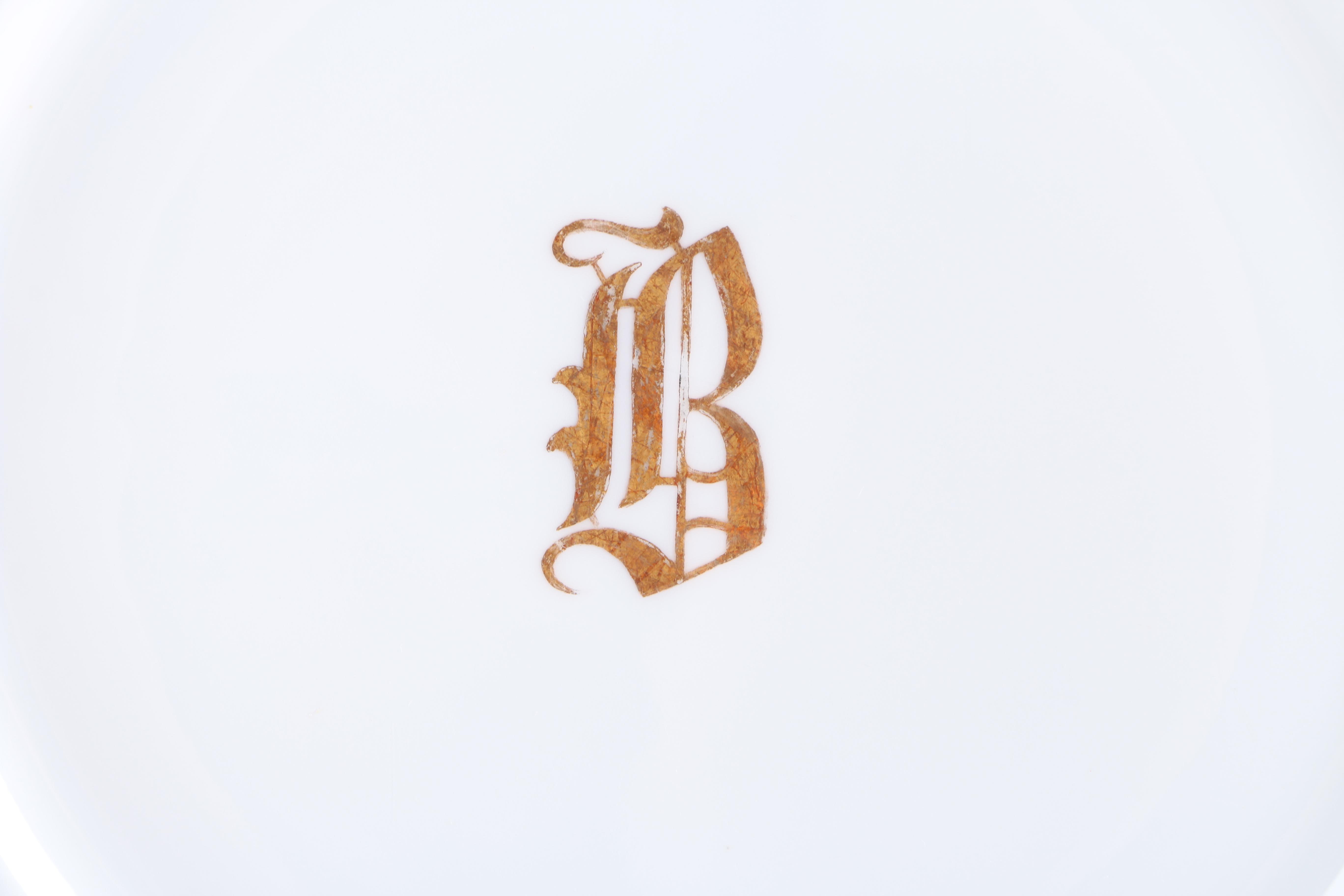 Haviland & Co. Gold Tone Porcelain Dinnerware