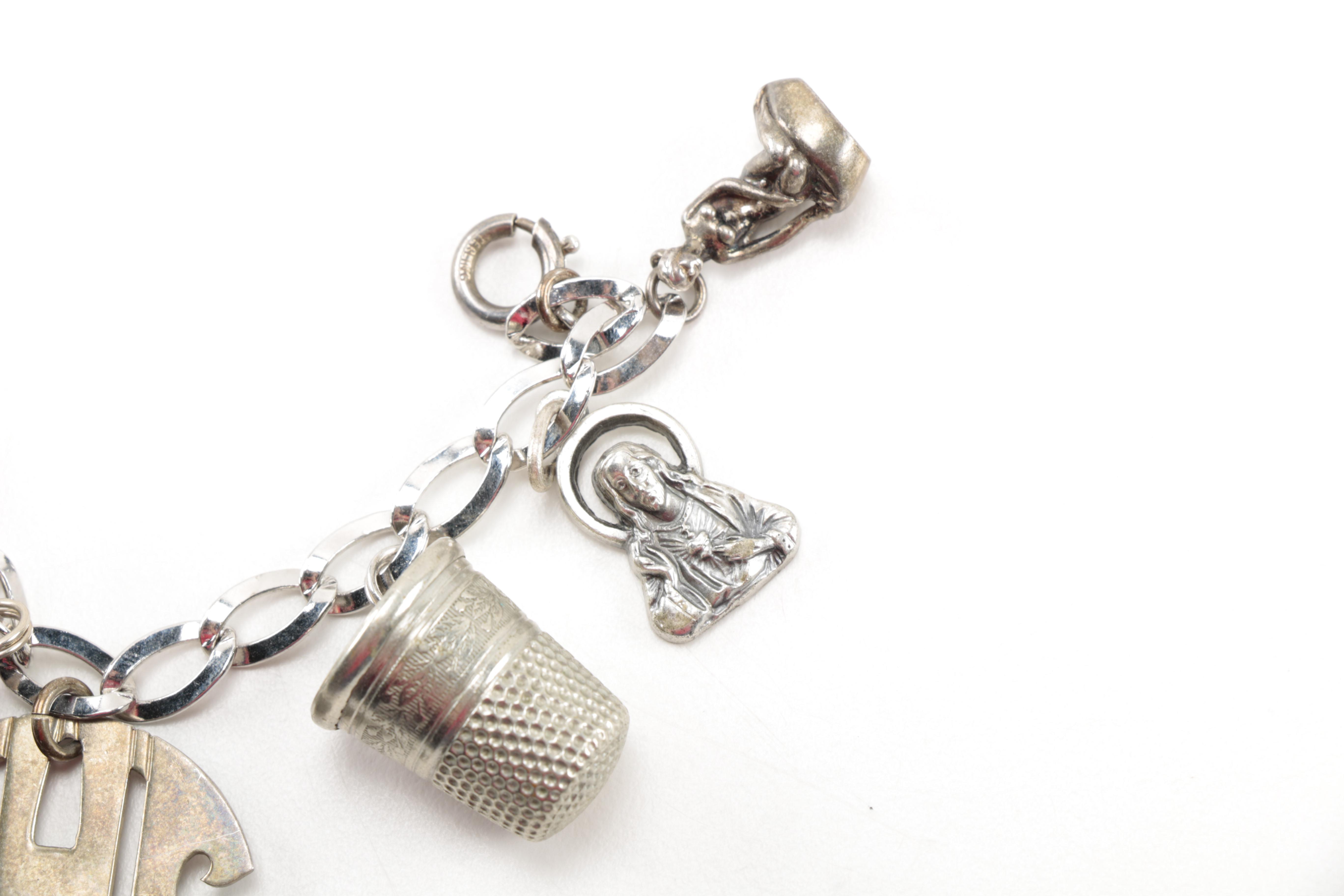 Sterling Charm Bracelets and Loose Charms
