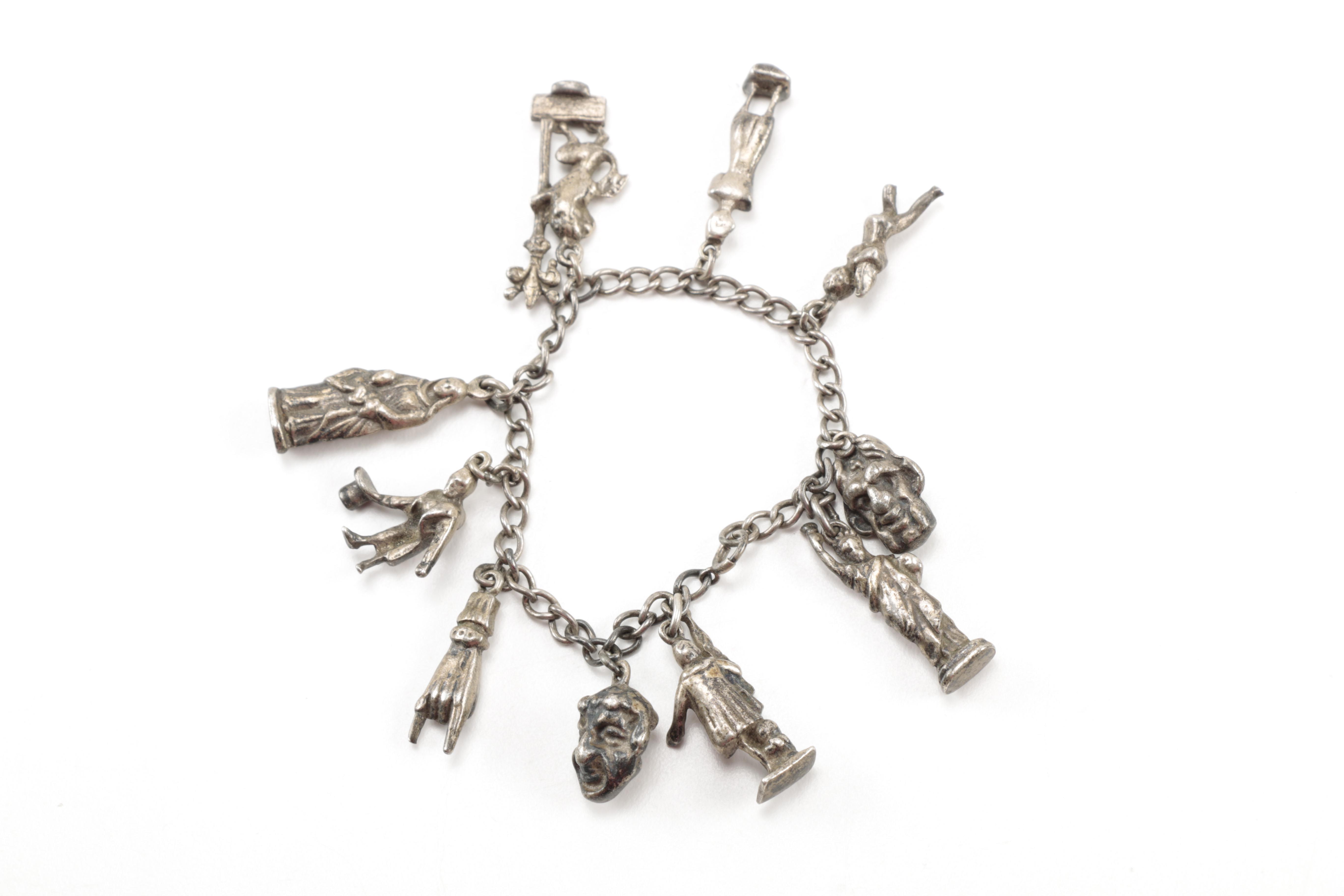 Sterling Charm Bracelets and Loose Charms
