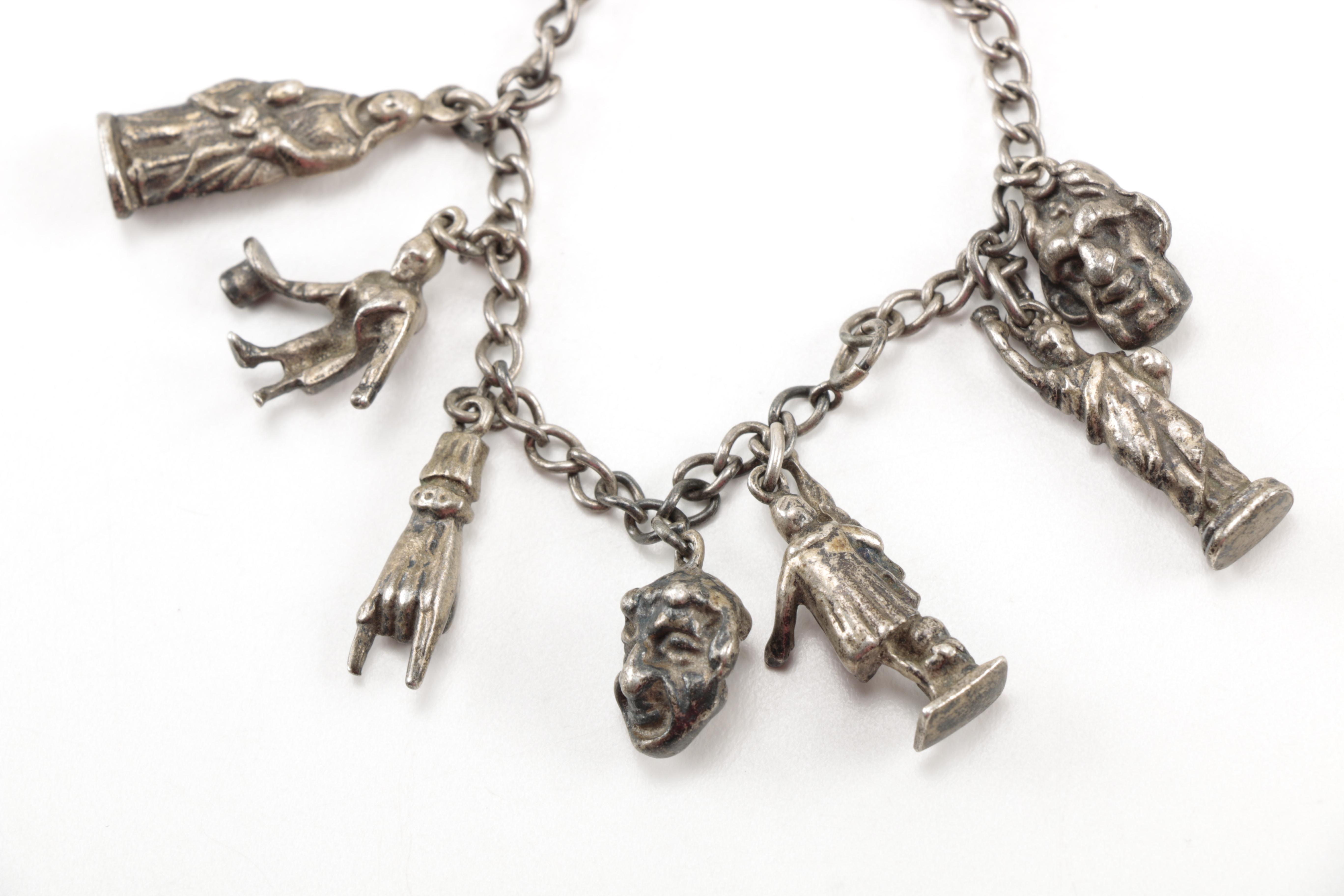 Sterling Charm Bracelets and Loose Charms