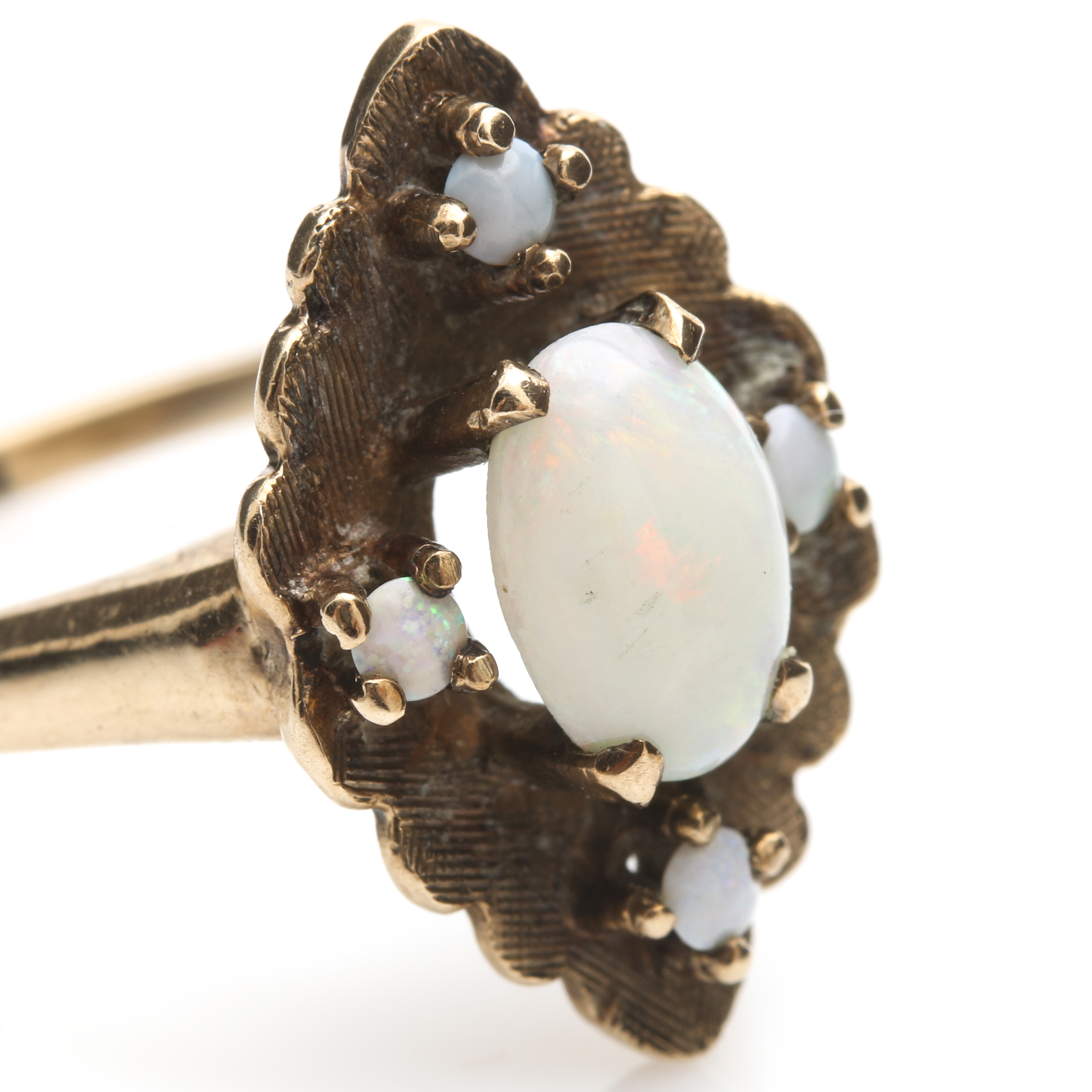 10K Yellow Gold Opal Ring