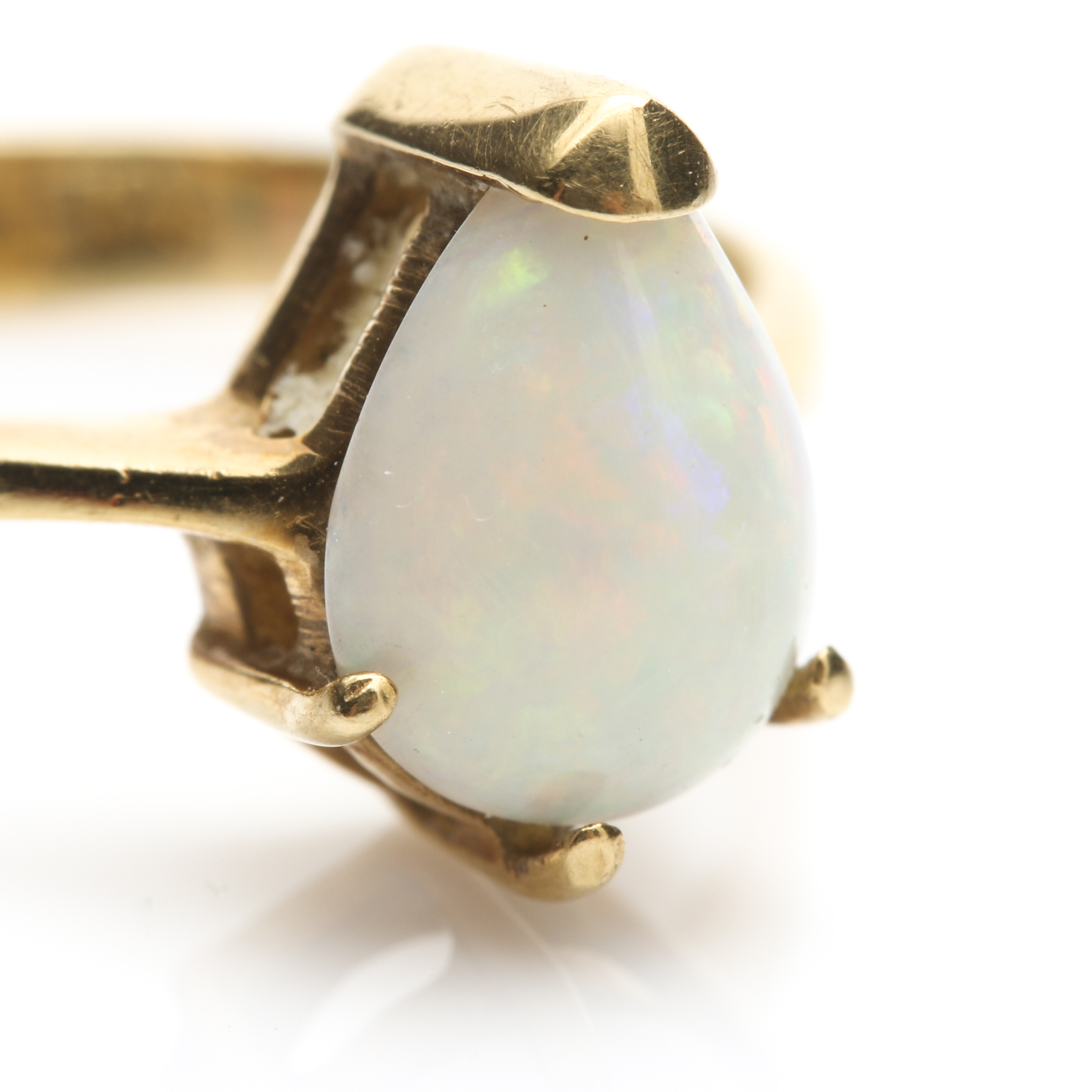 18K Yellow Gold Opal Ring
