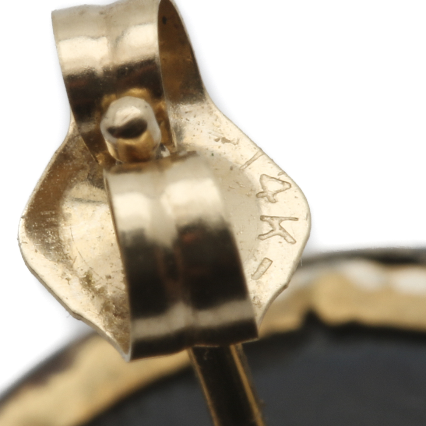 10K and 14K Yellow Gold Micro Mosaic Grand Tour Earrings