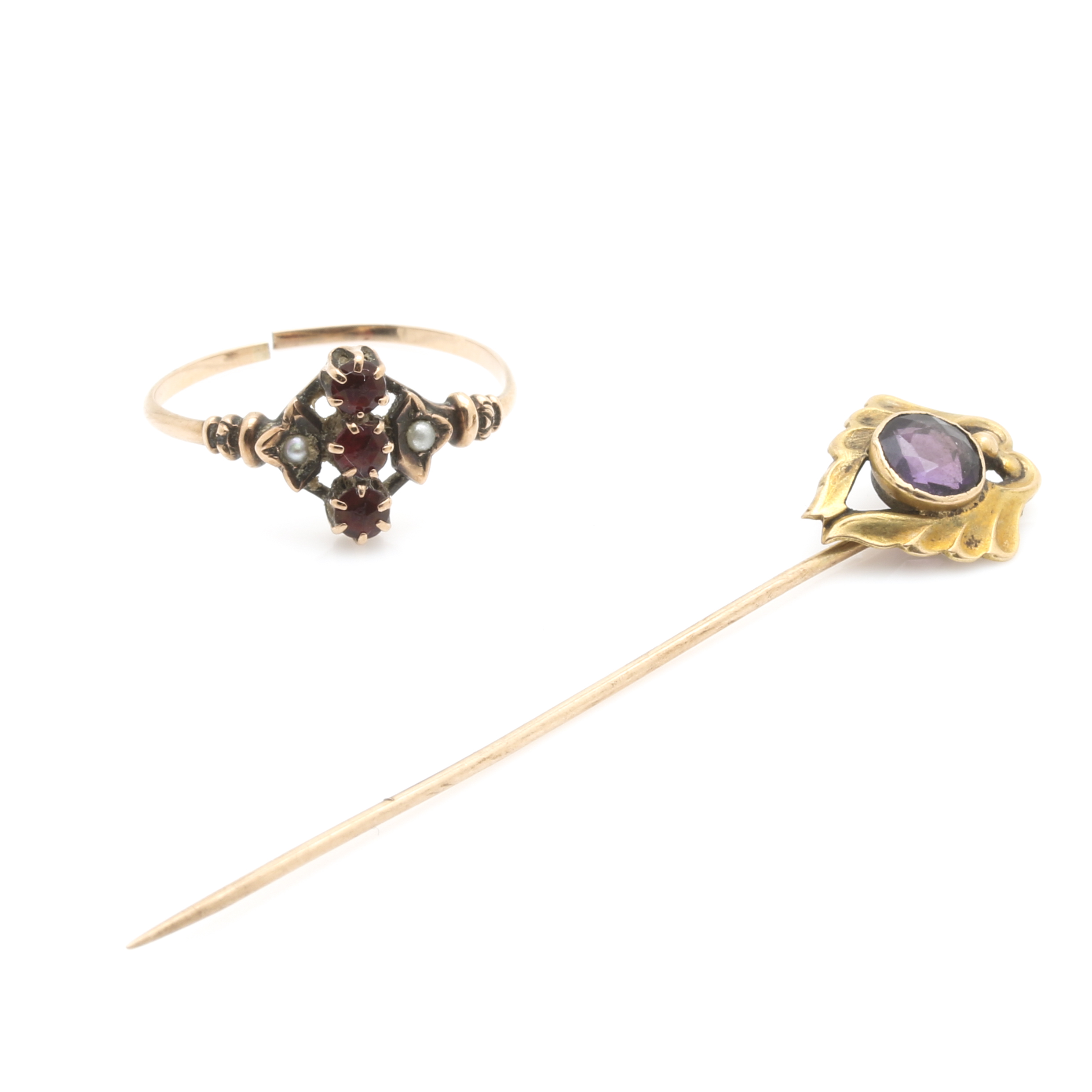 10K Yellow Gold Gemstone Jewelry Selection