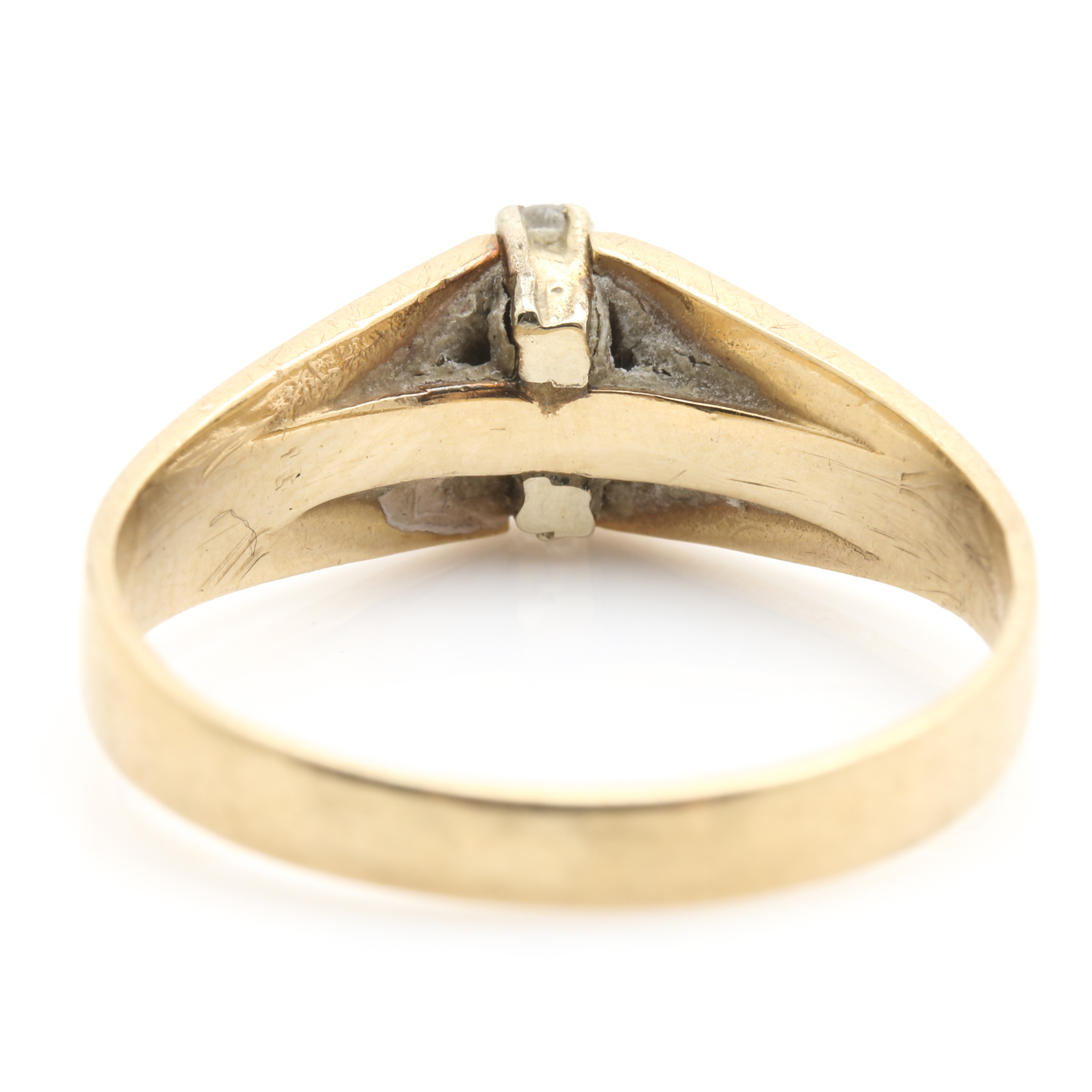 14K Yellow Gold Diamond Ring