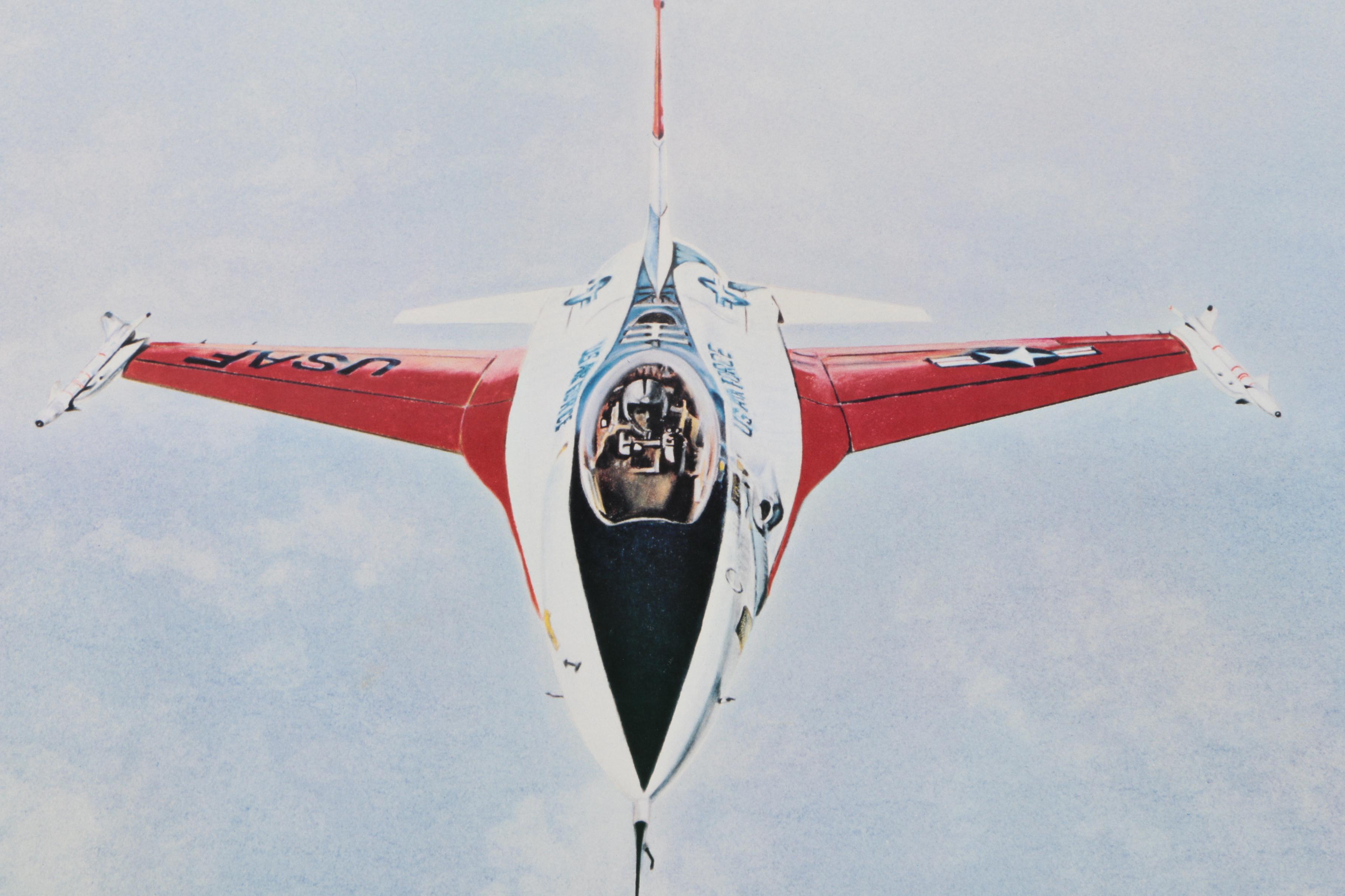 Grouping of Offset Lithographs on Paper of Aircraft From the United States Air Force Collection