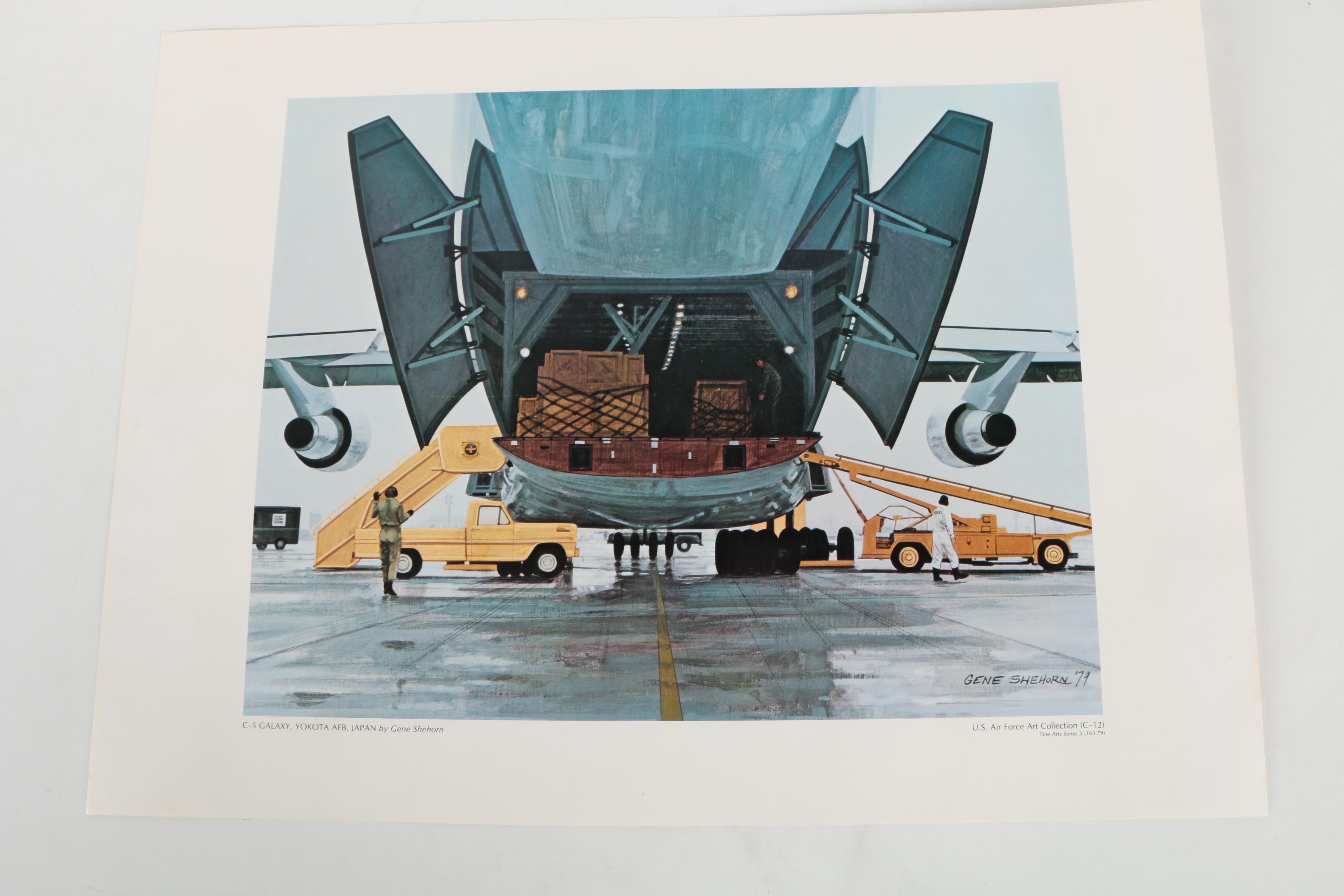 Grouping of Offset Lithographs on Paper of Aircraft From the United States Air Force Collection