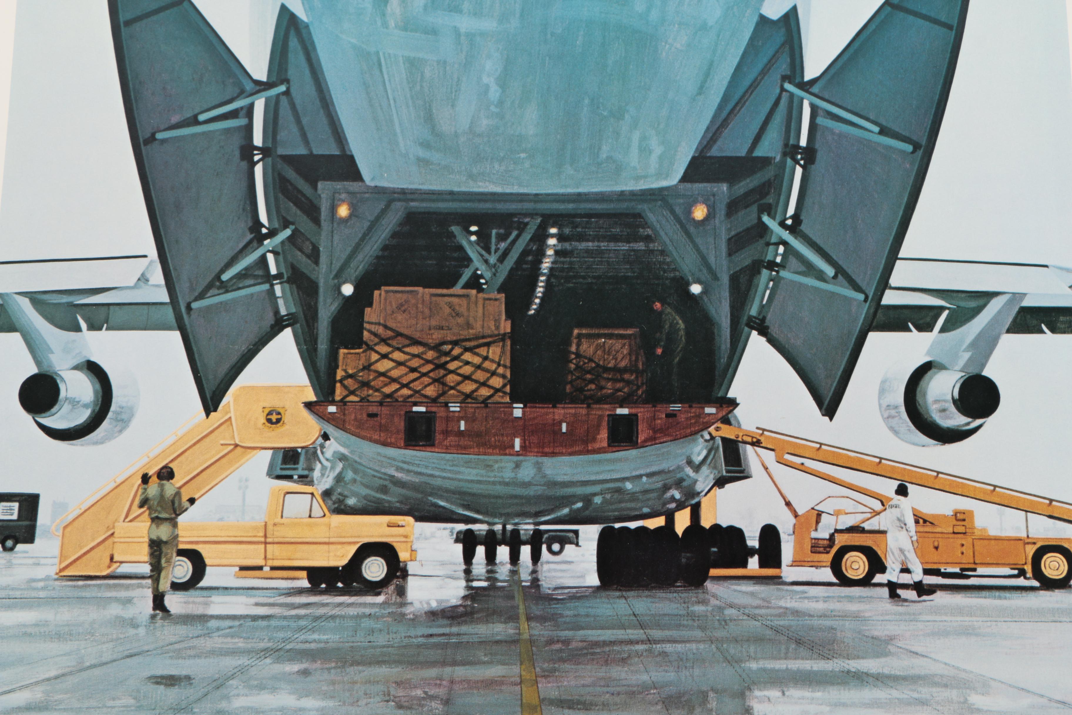 Grouping of Offset Lithographs on Paper of Aircraft From the United States Air Force Collection