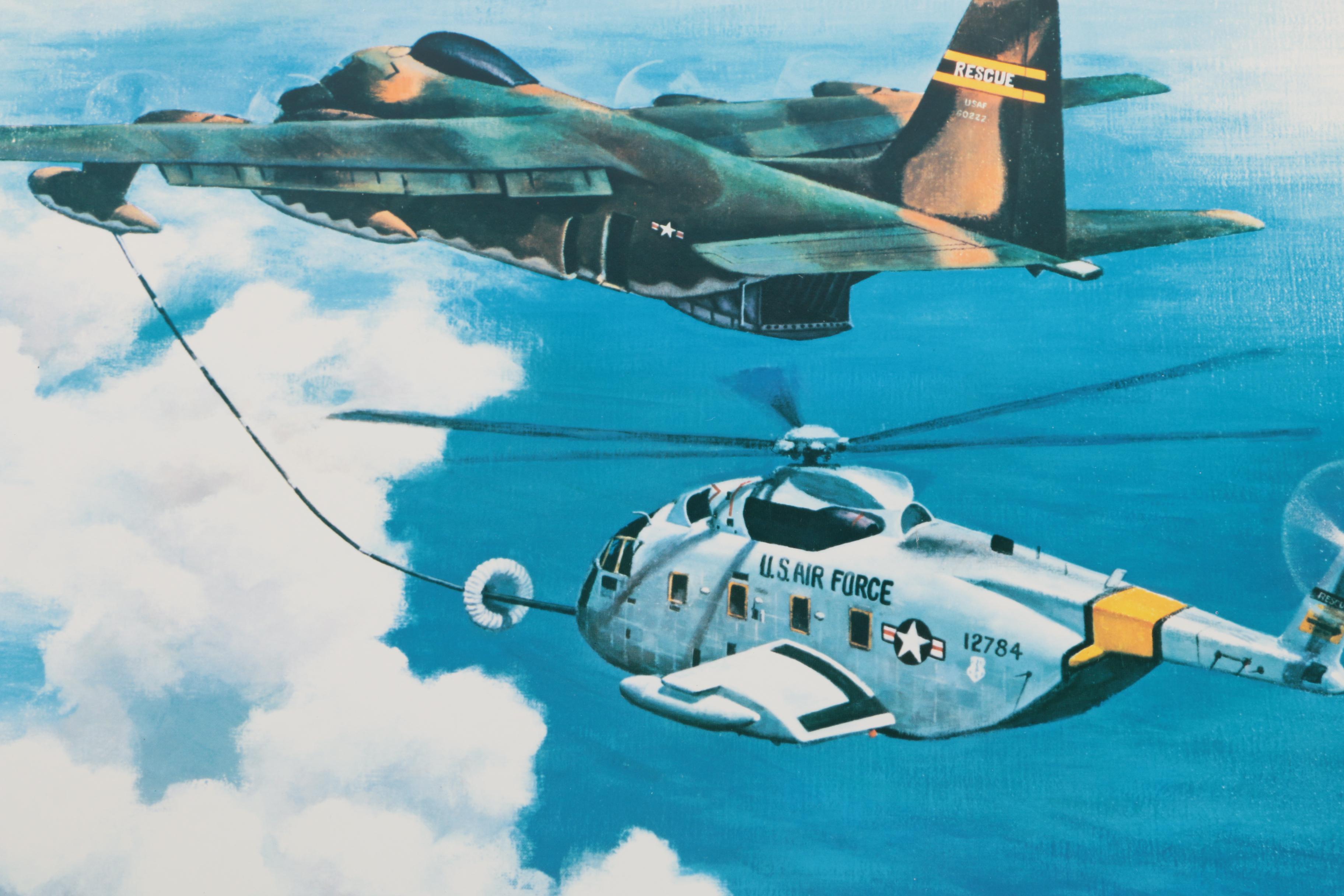 Grouping of Offset Lithographs on Paper of Aircraft From the United States Air Force Collection