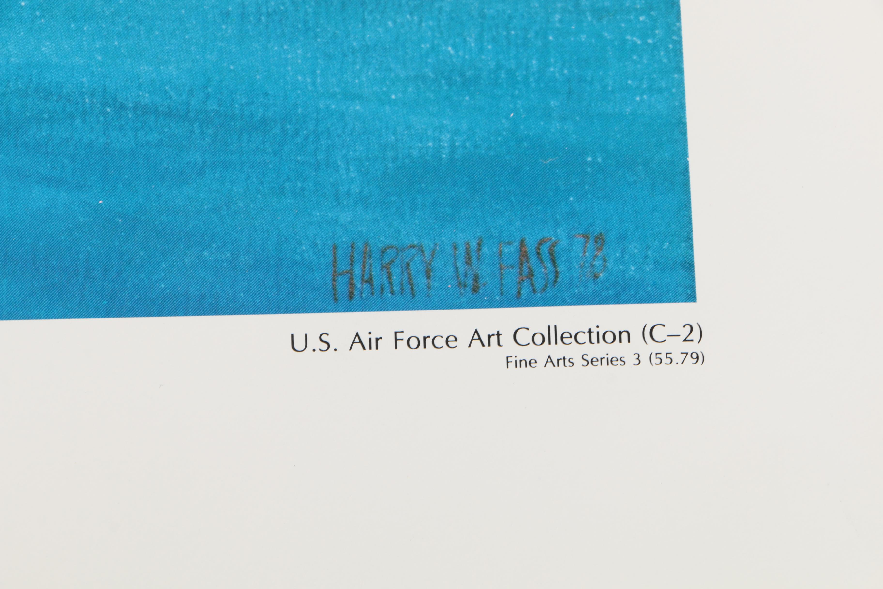 Grouping of Offset Lithographs on Paper of Aircraft From the United States Air Force Collection