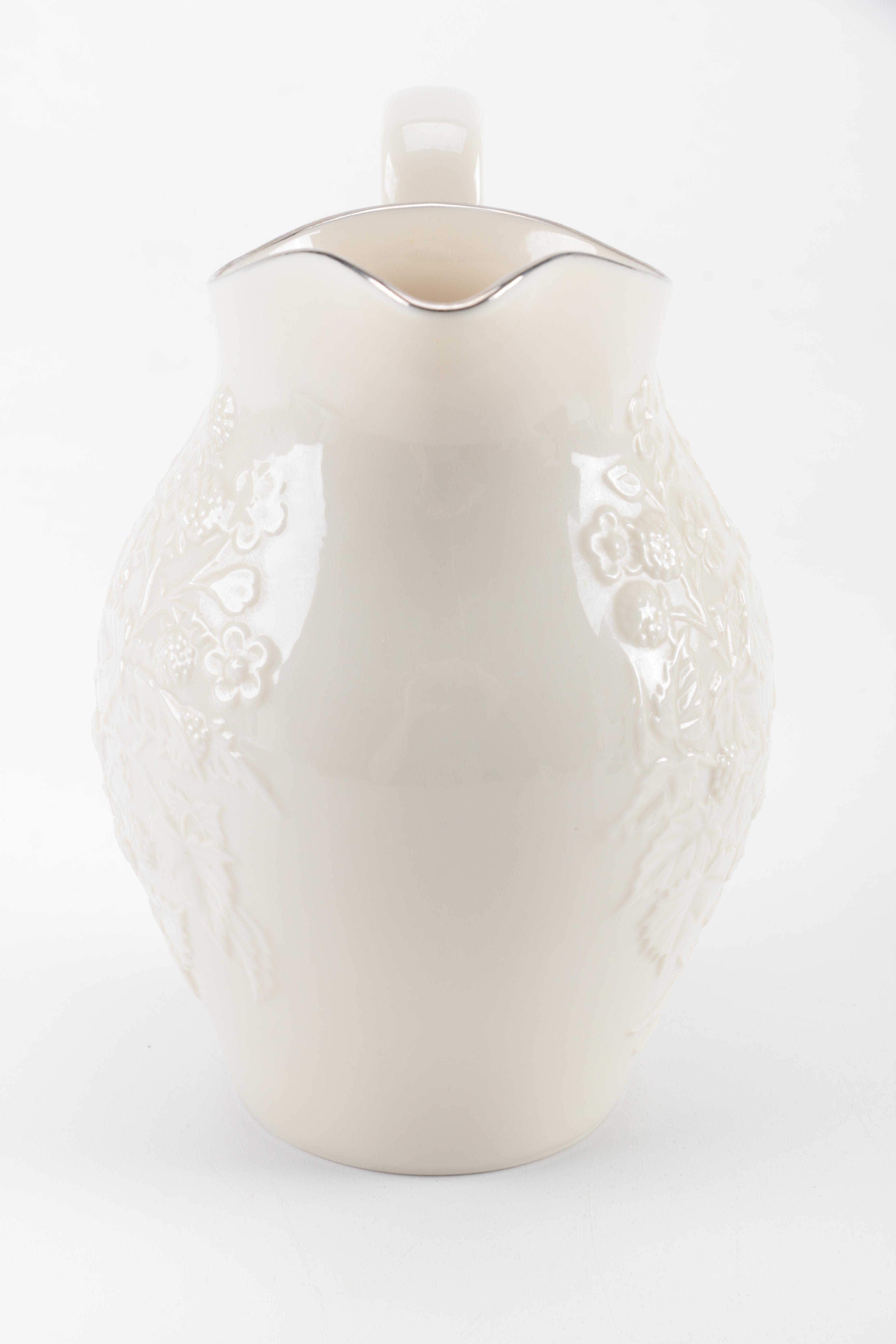 Lenox Bowl and Pitcher