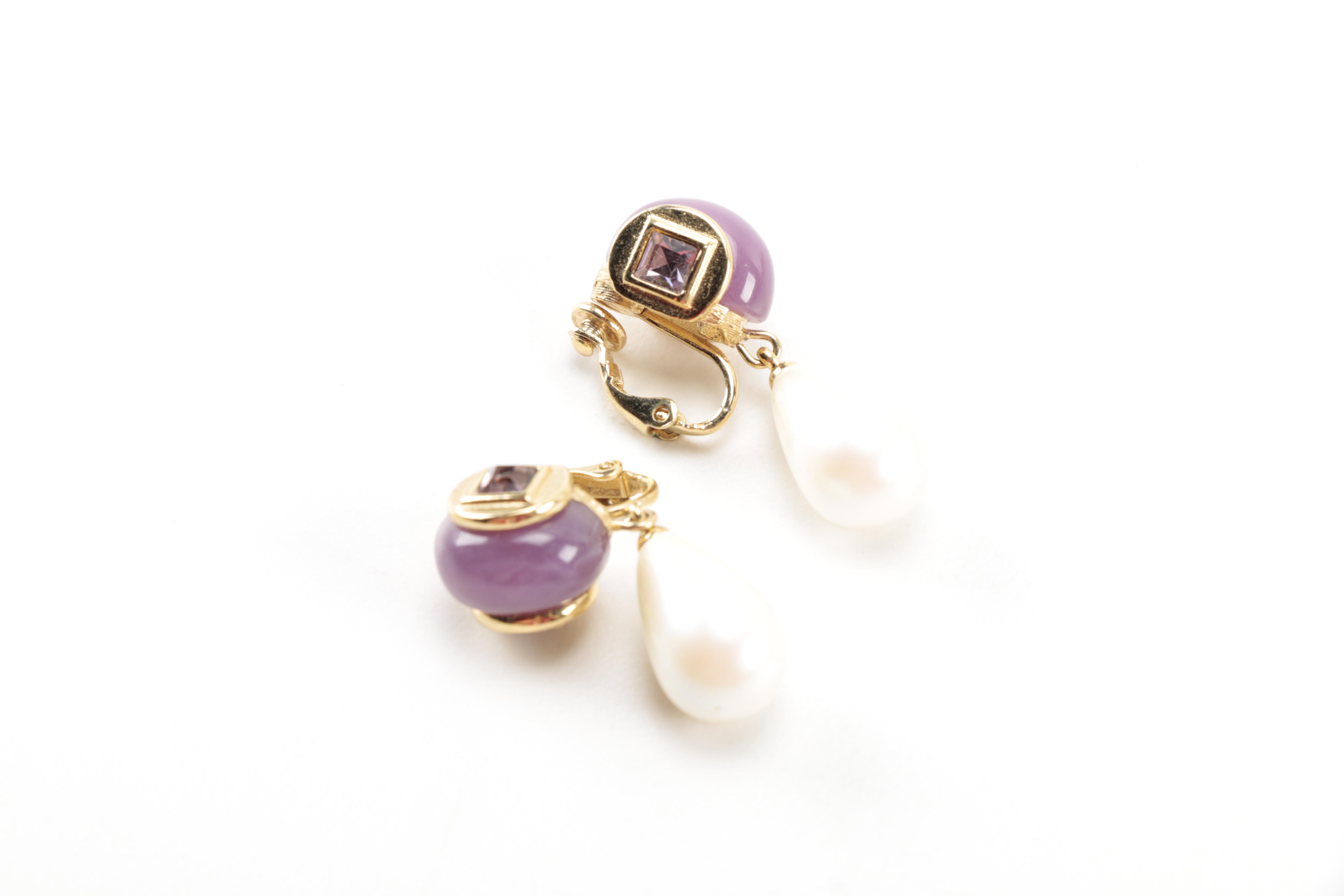 Designer Earrings Including Valentino