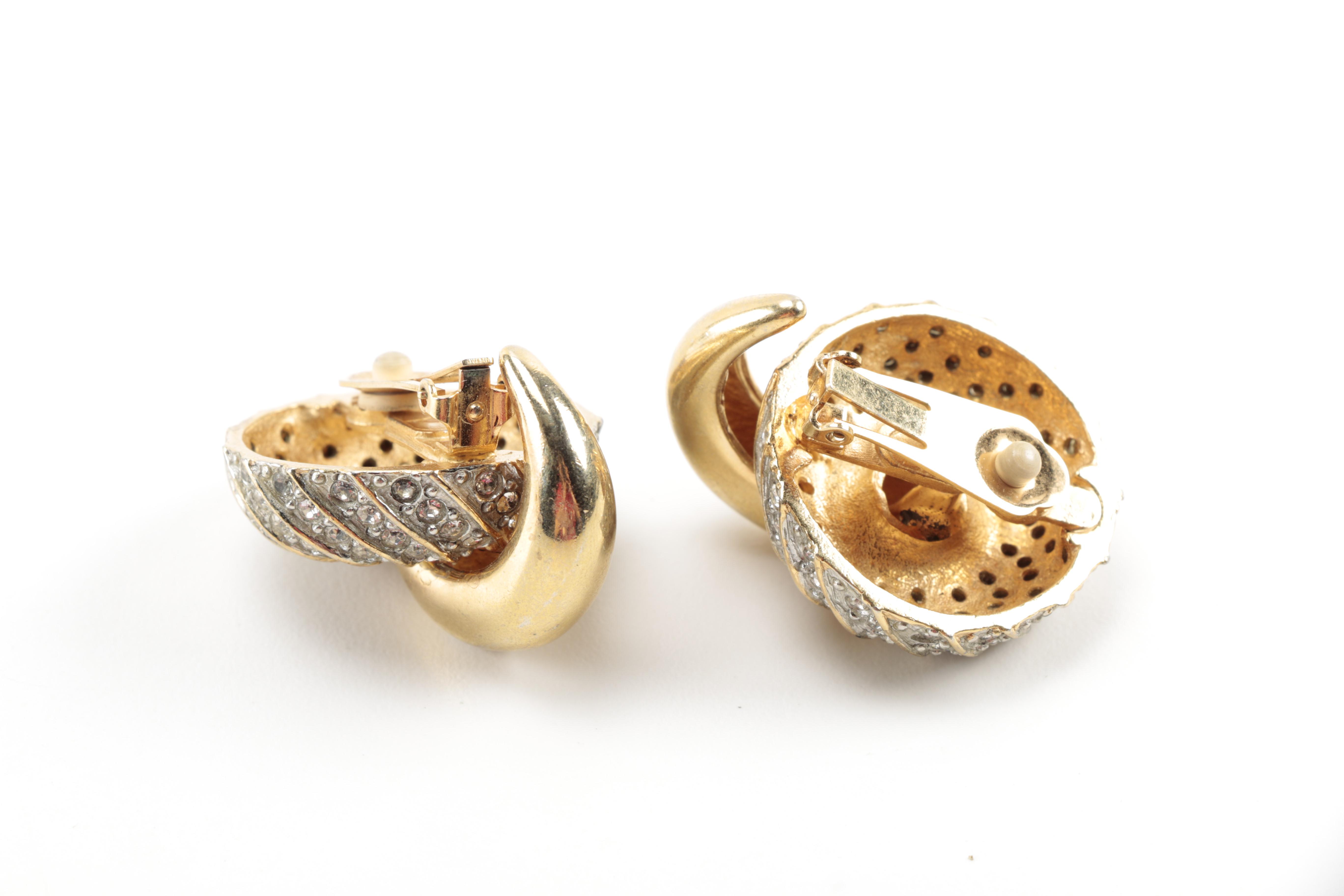 Designer Earrings Including Valentino
