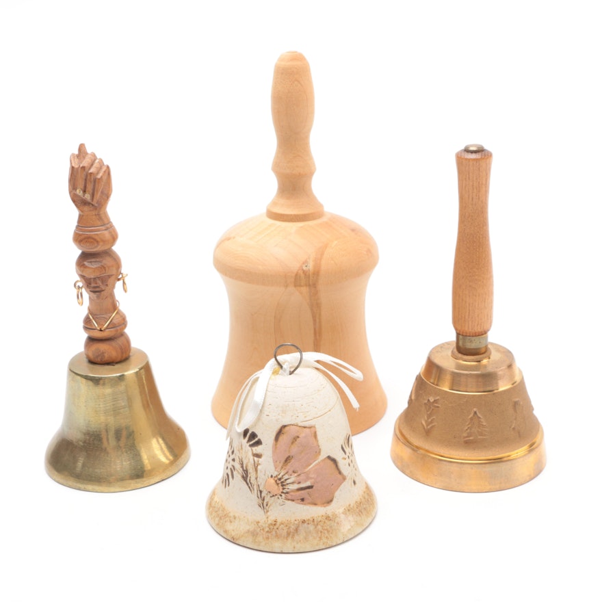 Four Decorative Display Bells