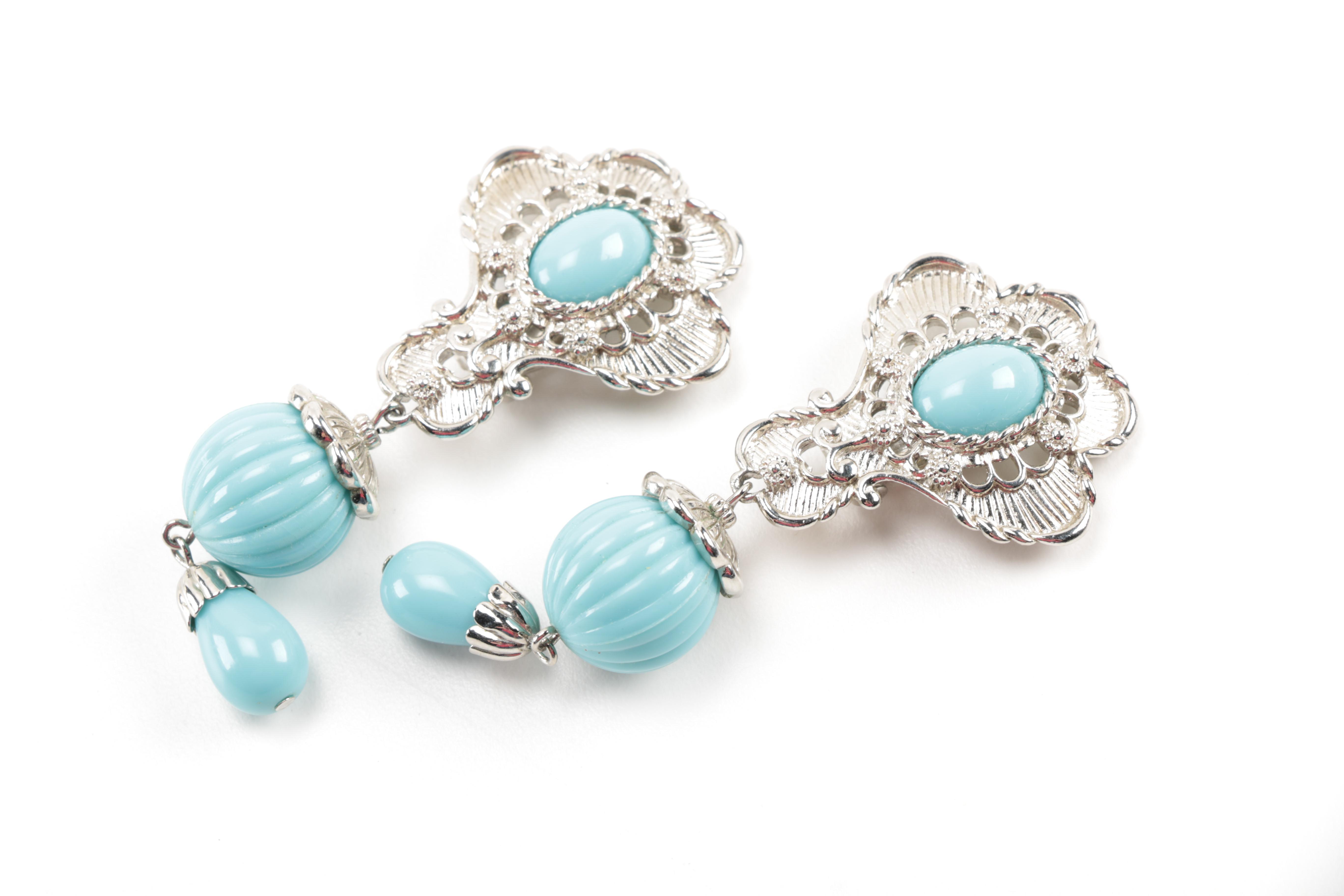 Assorted Costume Earrings Including Elizabeth Taylor for Avon