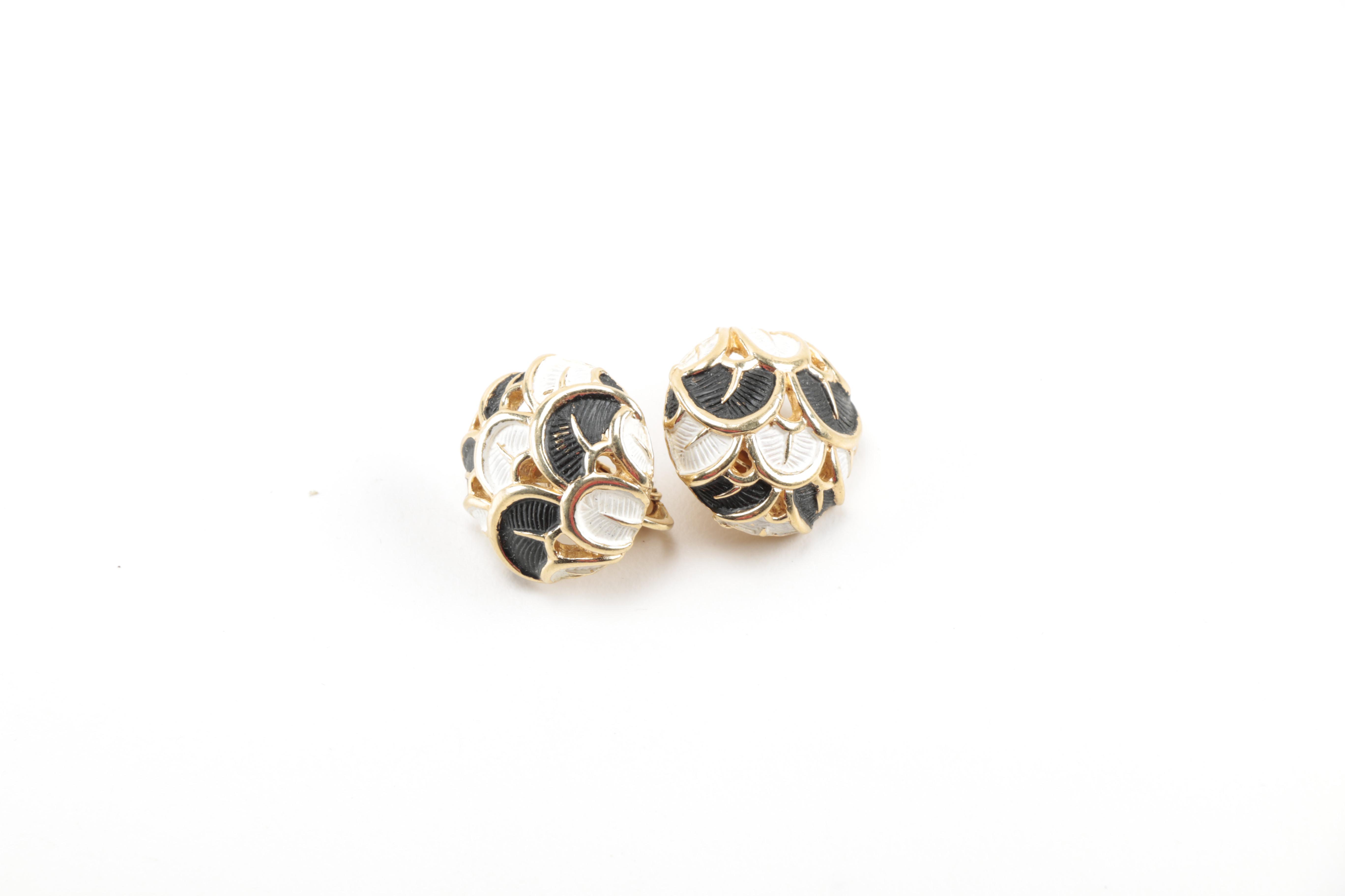 Assorted Costume Earrings Including Elizabeth Taylor for Avon