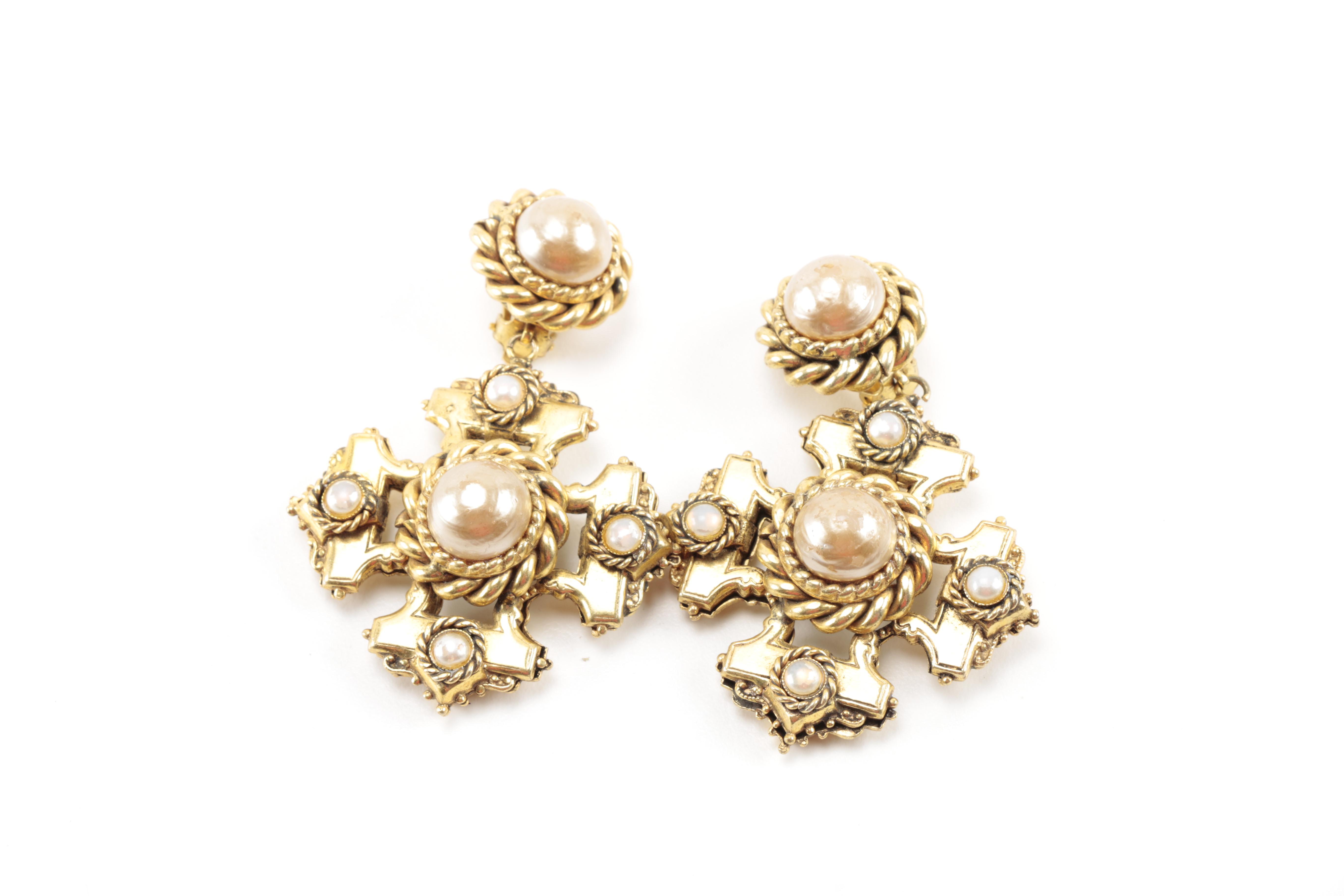 Assorted Costume Earrings Including Elizabeth Taylor for Avon