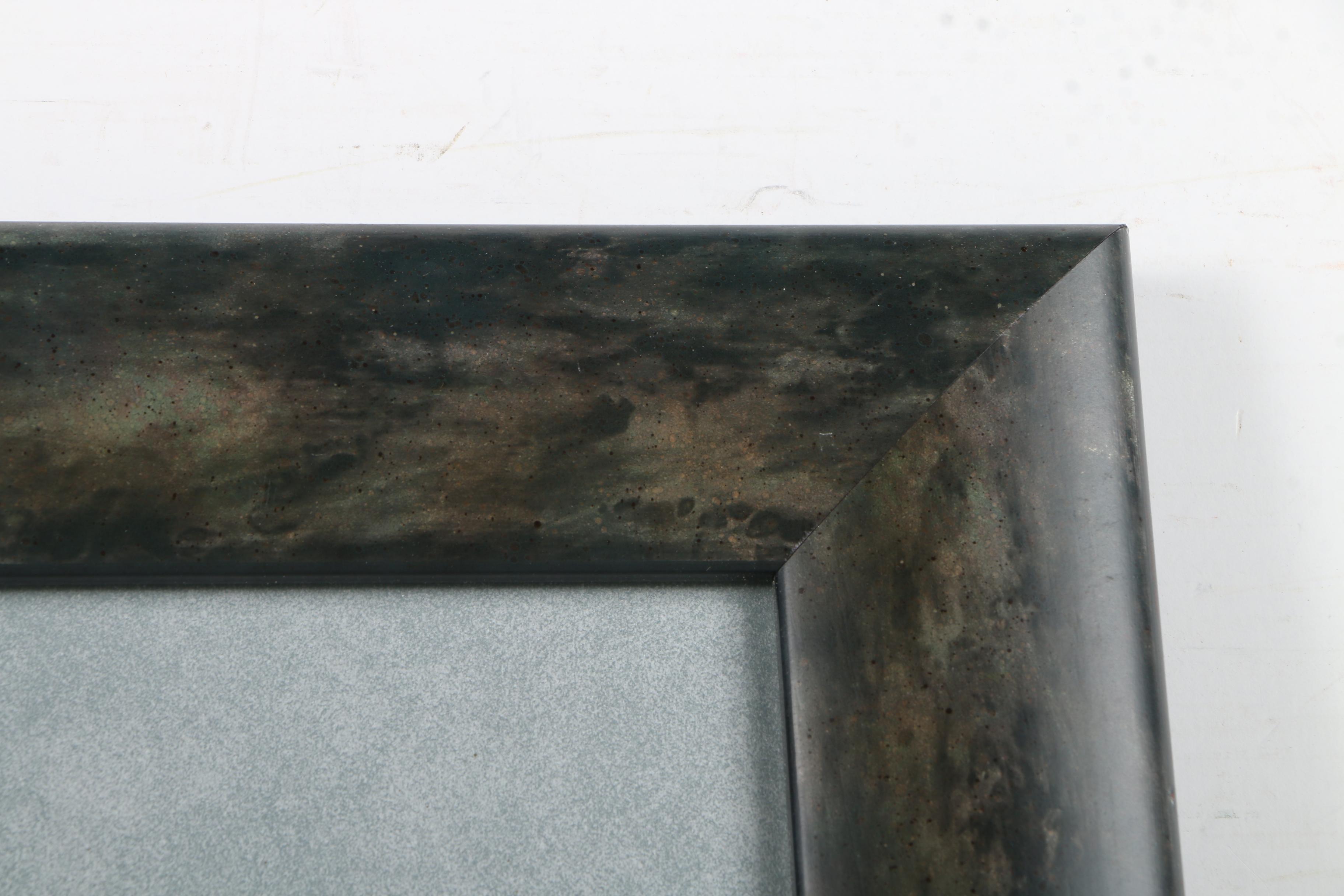 Byron Sokolik Mixed Media Collage of the Moon