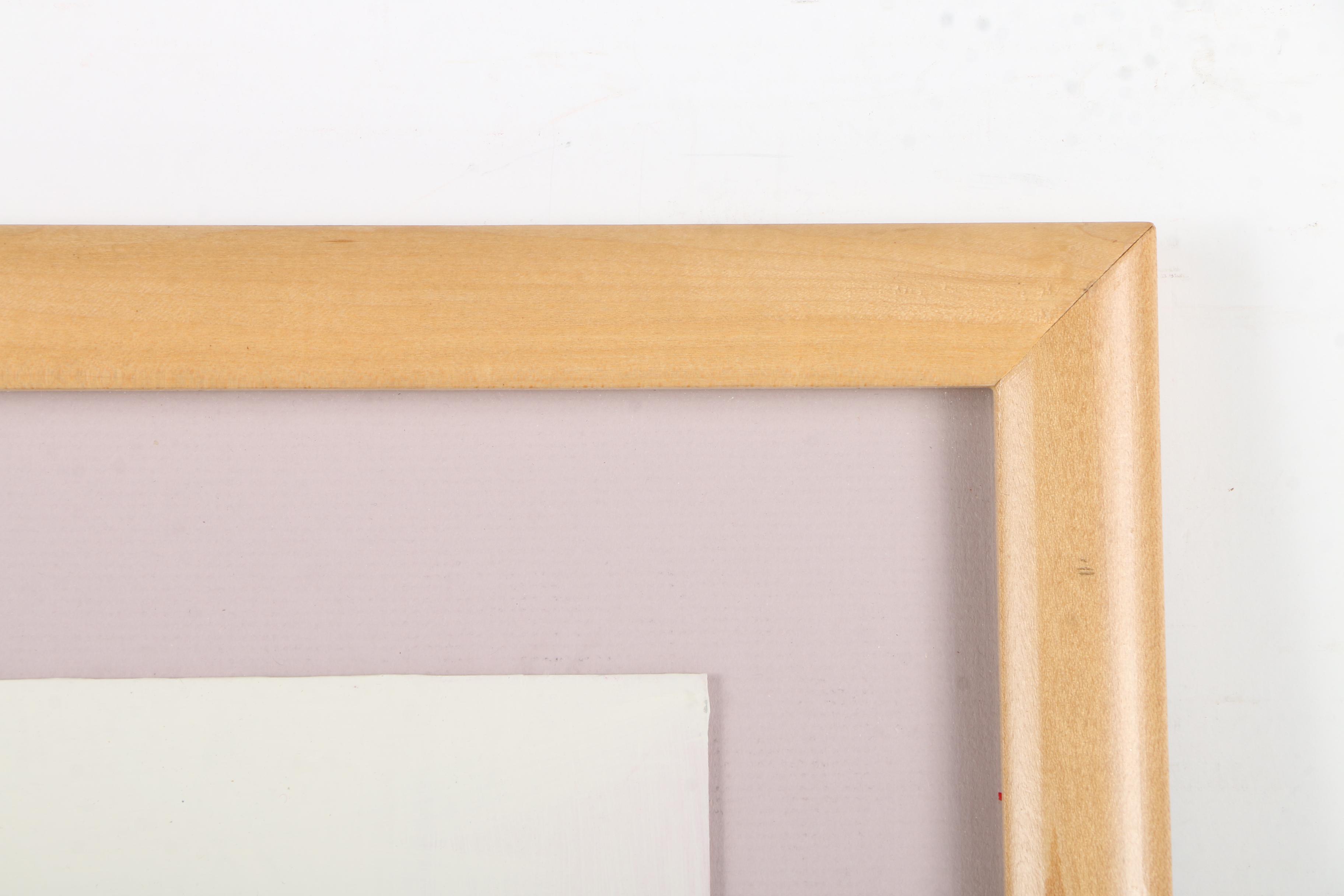 Jim N. Hill Acrylic Painting on Paper of Couple Reading Newspaper