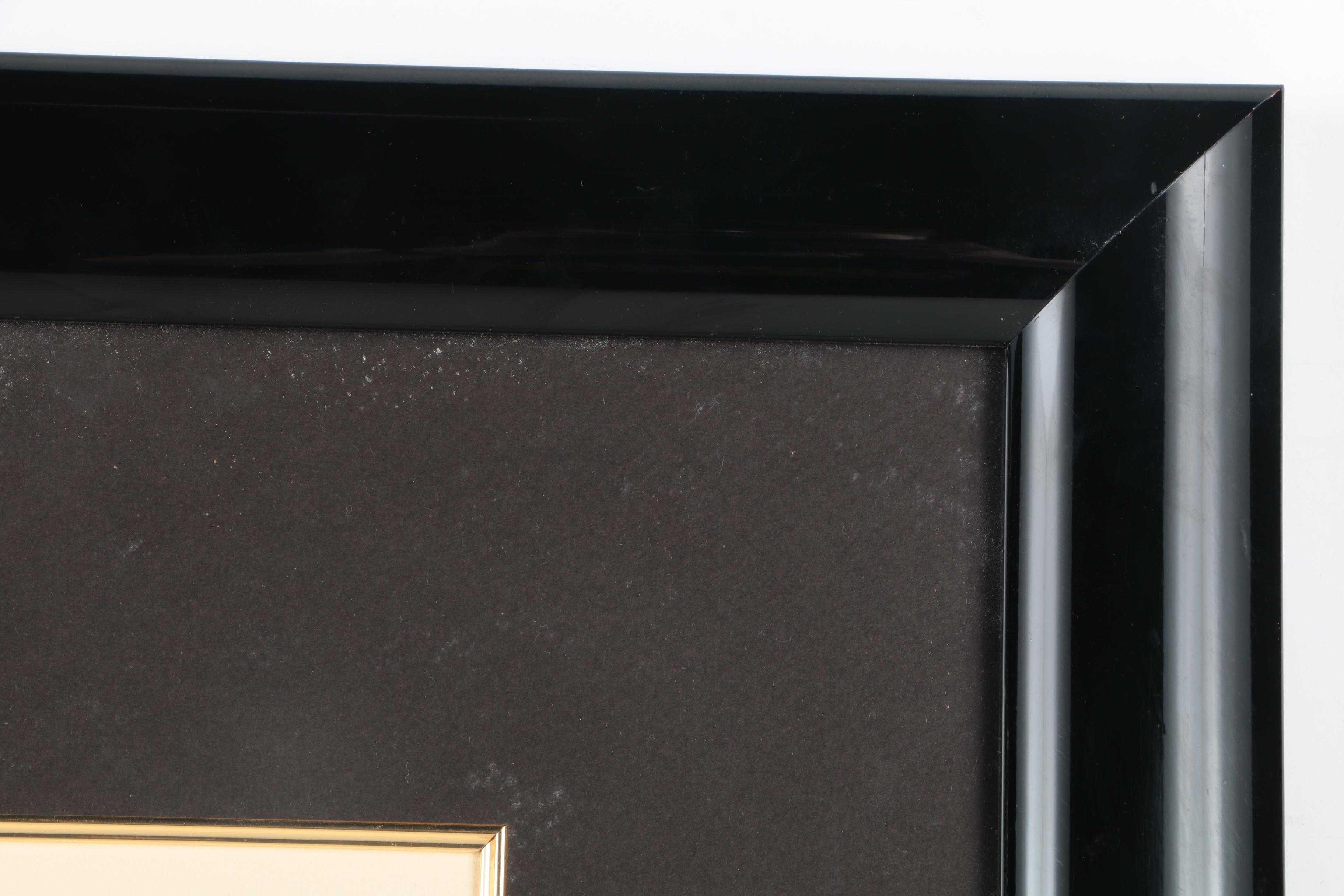 John Lennon and Yoko Ono Stone Lithograph with Chine Colle  "Tokyo, Summer '77"