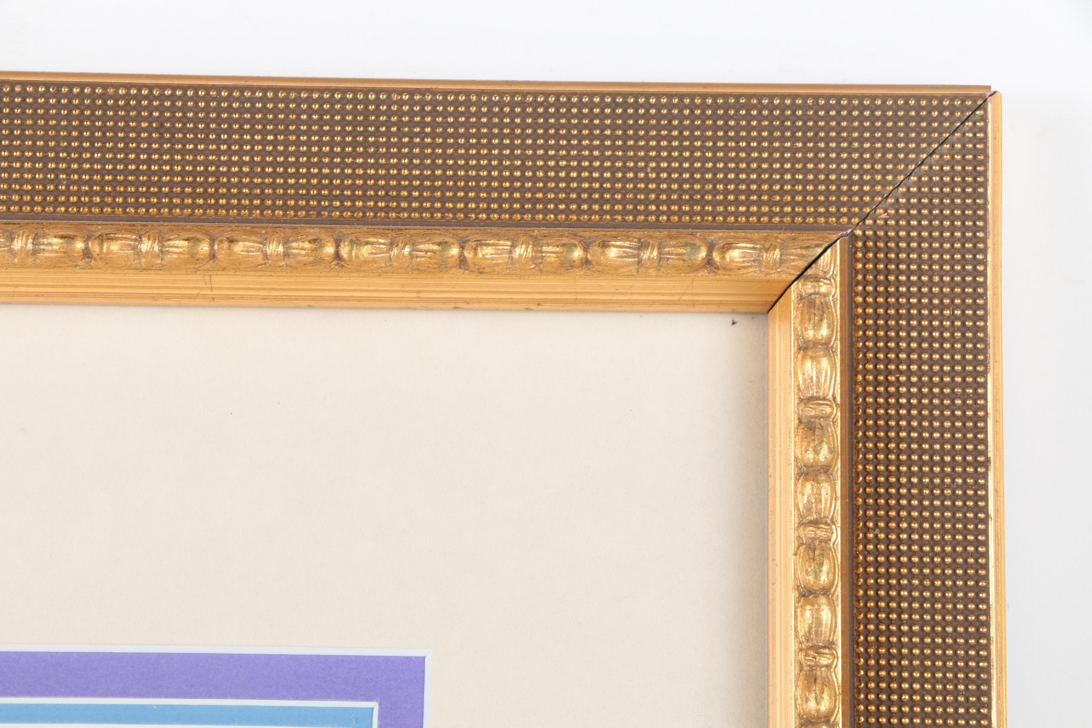 Helen DeRamus Ink and Watercolor on Paper of a Kneeling Woman