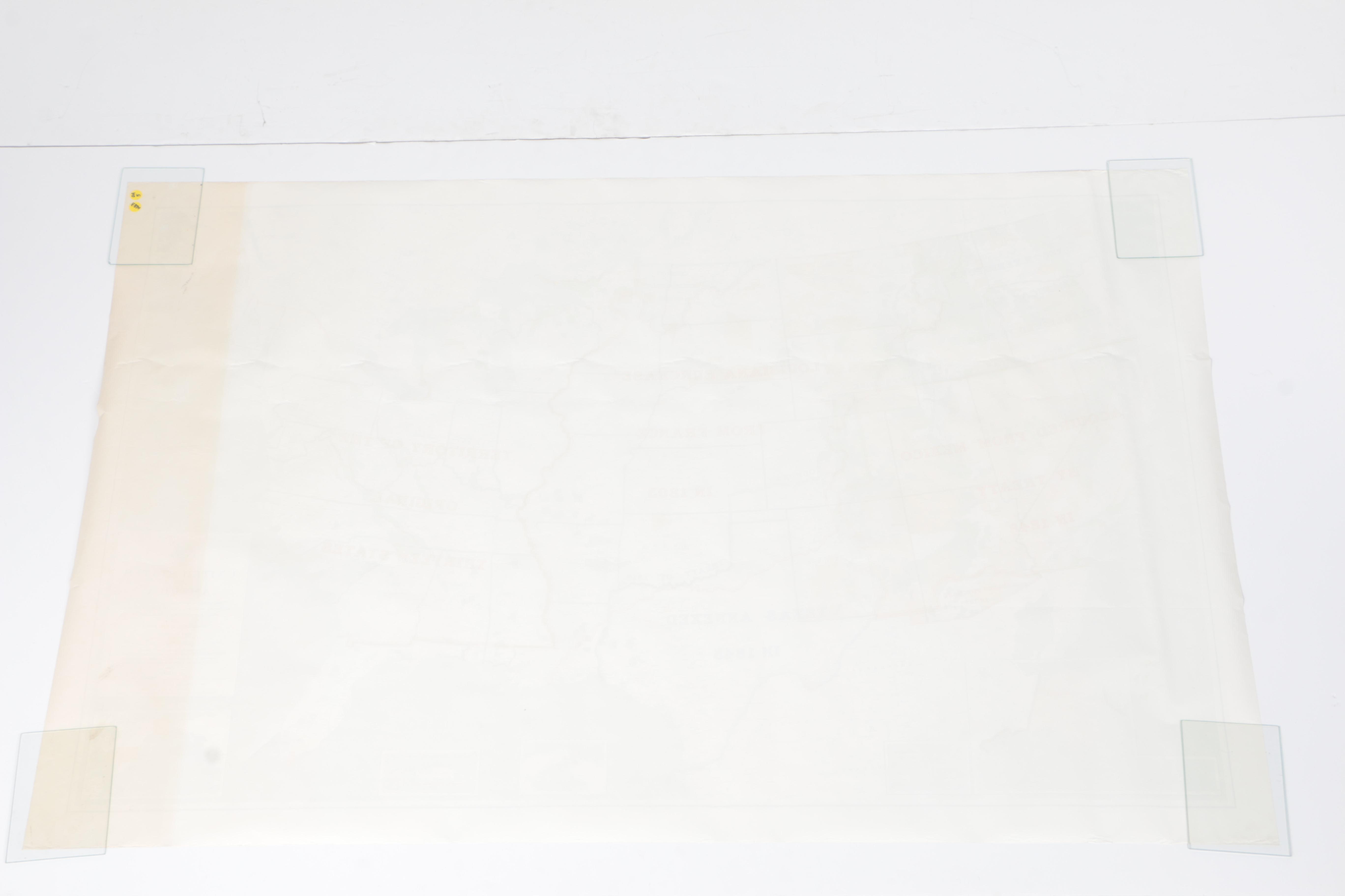 1964 Map of the United States With National Parks, Historical Boundaries and More