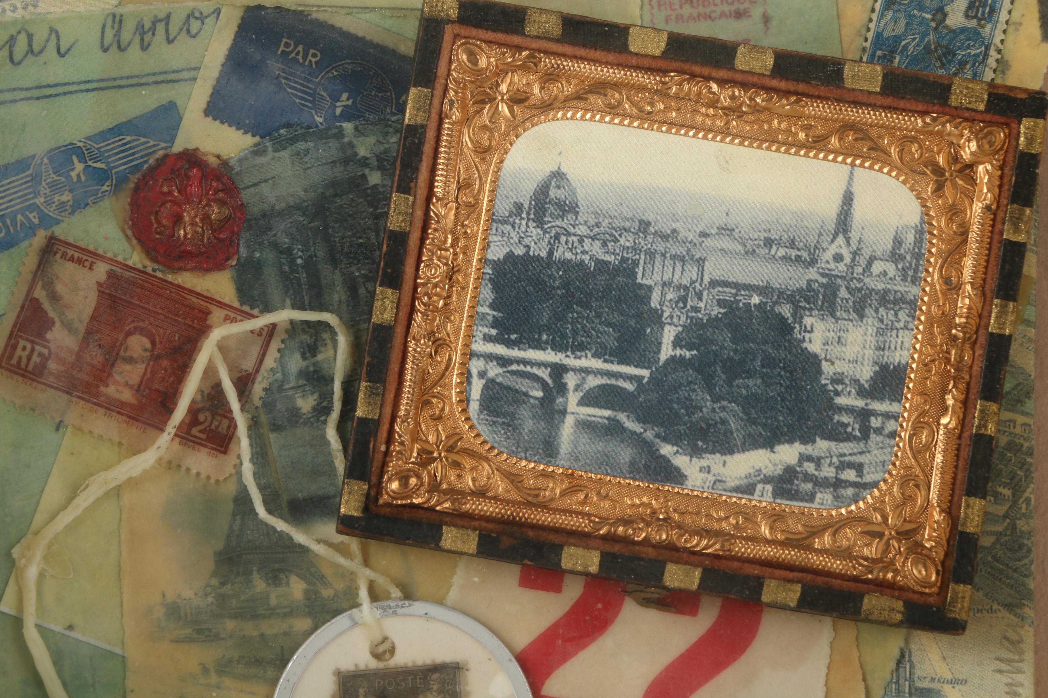 Graceann Warn Assemblage Boxes for Florence and Paris