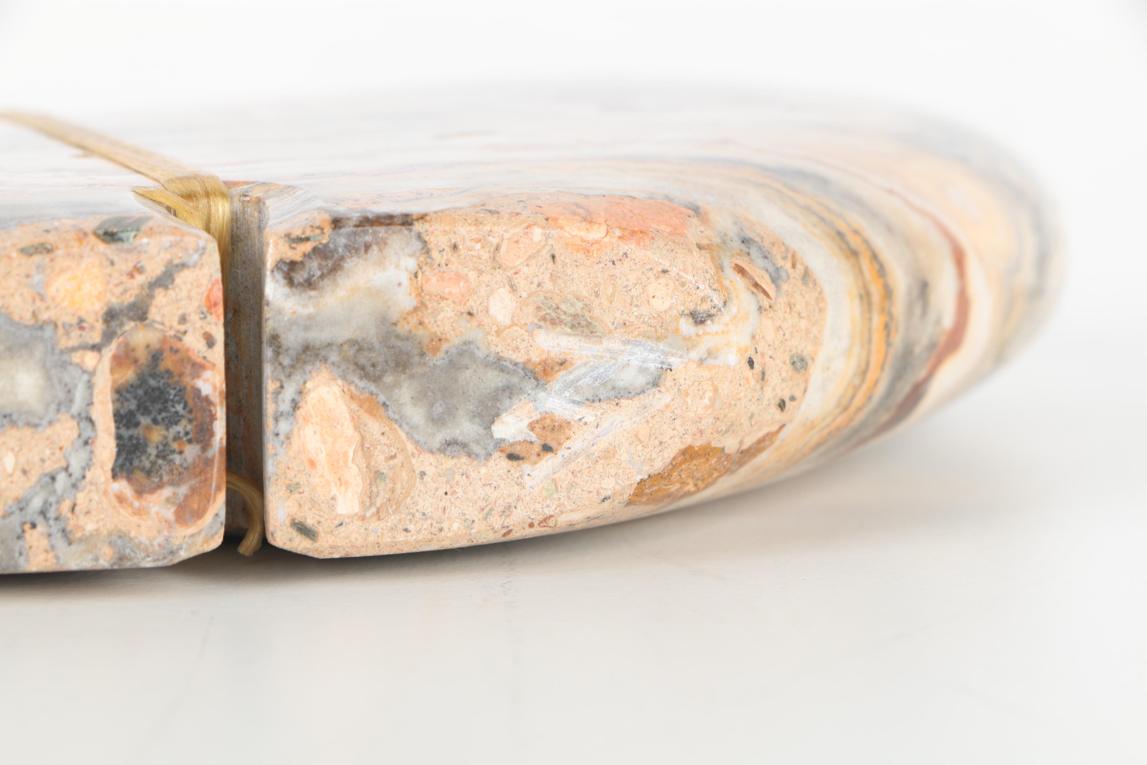 Zuni Native American-Inspired Carved Agate Bear Fetish